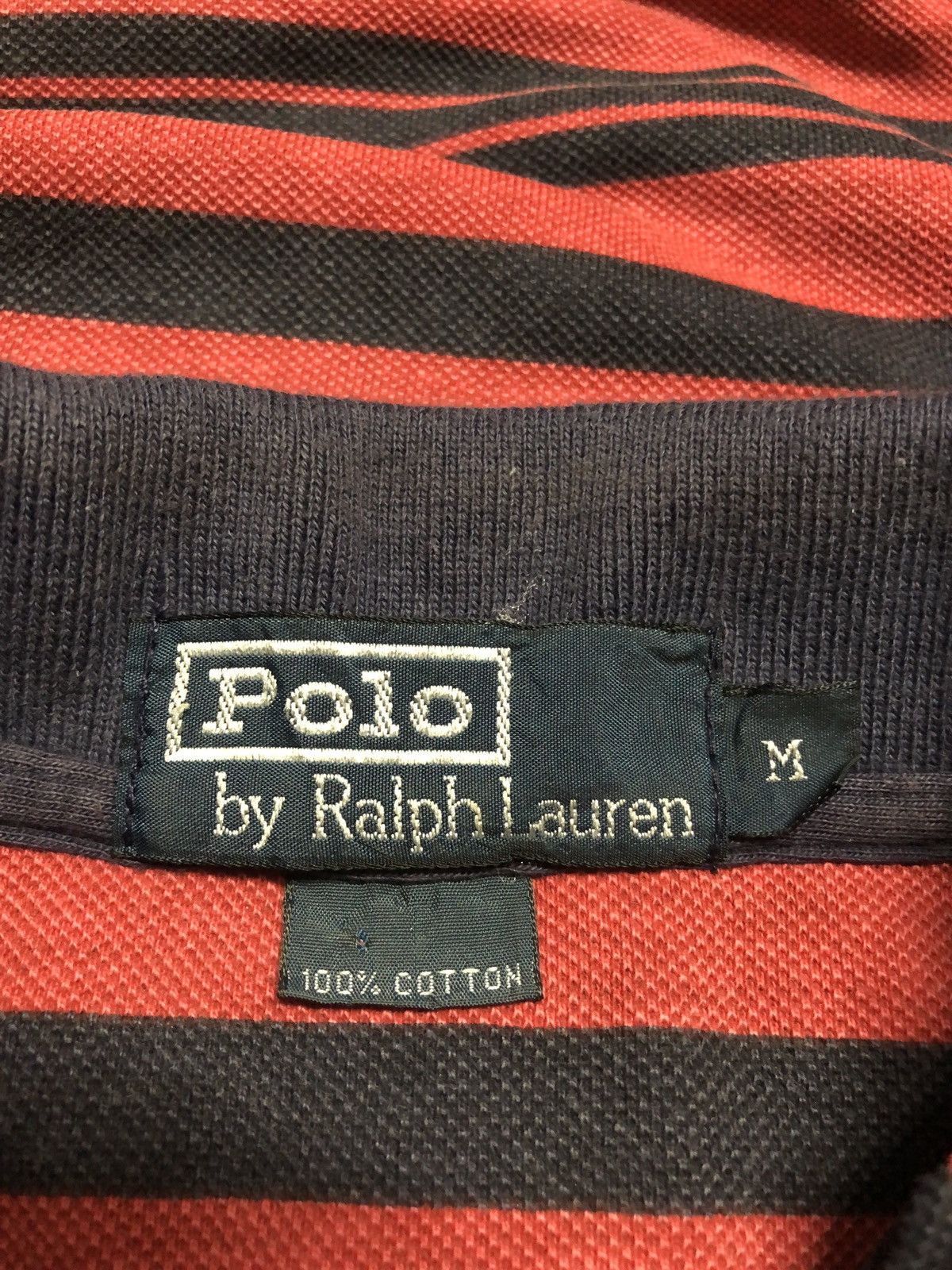 Polo Ralph Lauren Vintage Polo Ralph Lauren Stripe Polo Shirt Size US L / EU 52-54 / 3 - 13 Thumbnail