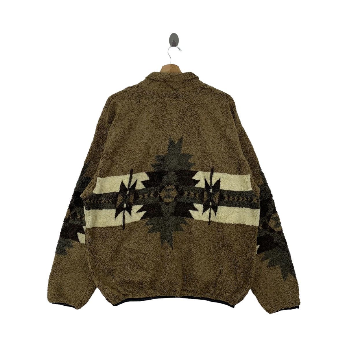 Vintage Vintage MUSKOKA LAKES Native Fleece Half Button Sweatshirt Size US L / EU 52-54 / 3 - 2 Thumbnail