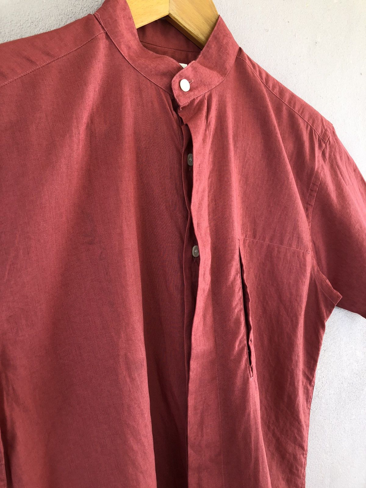 Issey Miyake Issey Miyake Mandarin Collar Button Up Shirt Size US S / EU 44-46 / 1 - 3 Thumbnail