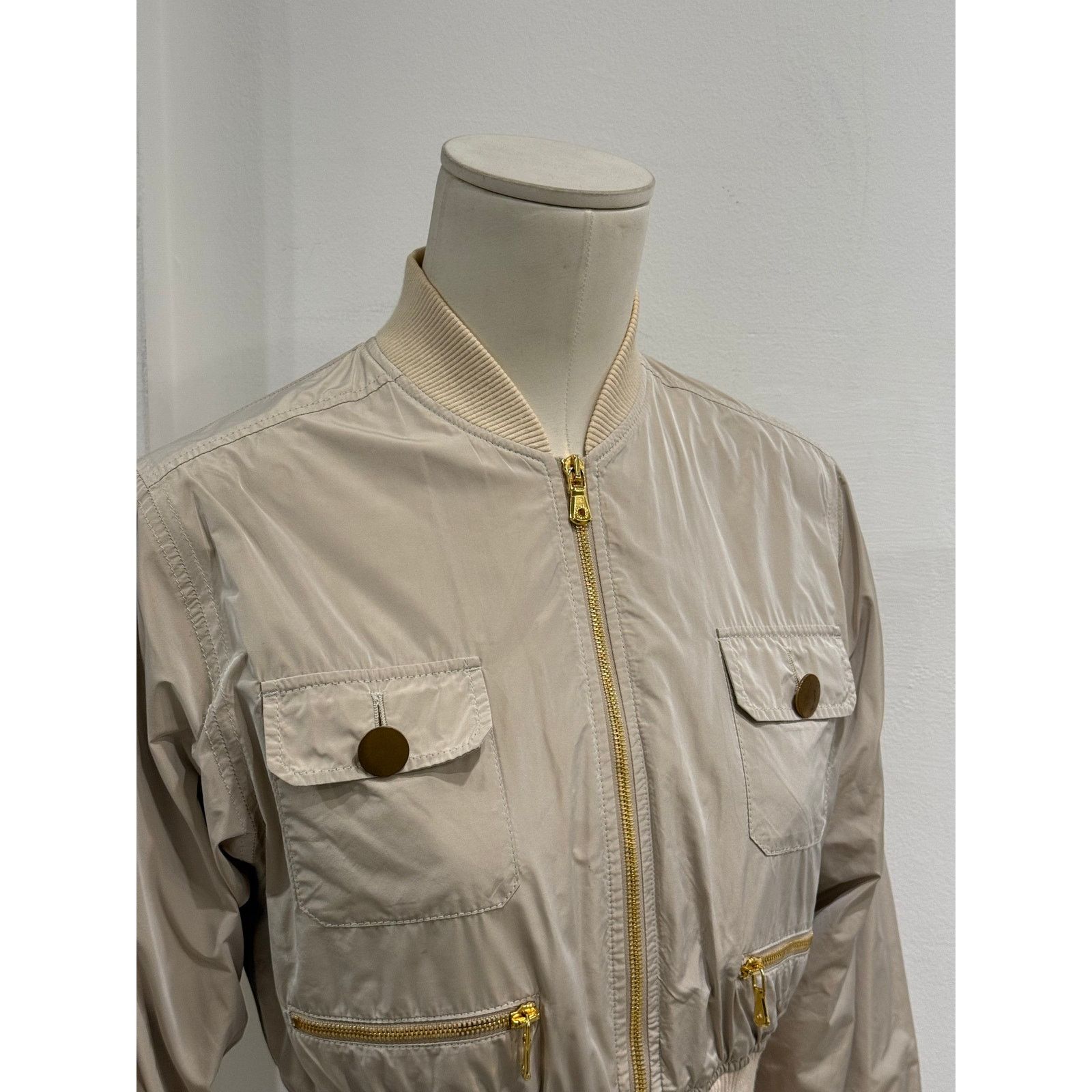 Dolce & Gabbana 2003 Dolce & Gabbana cropped nylon bomber jacket Size S / US 4 / IT 40 - 7 Thumbnail