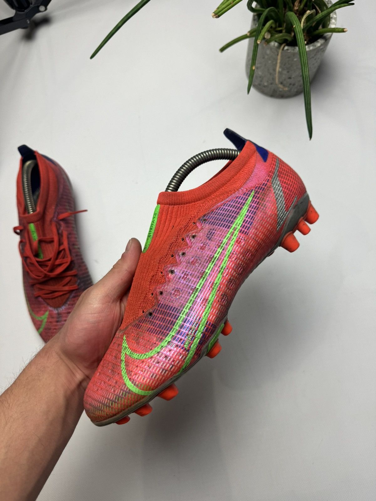 Nike × Vintage Rare Nike Mercurial flyknit boots Size US 9 / EU 42 - 5 Thumbnail