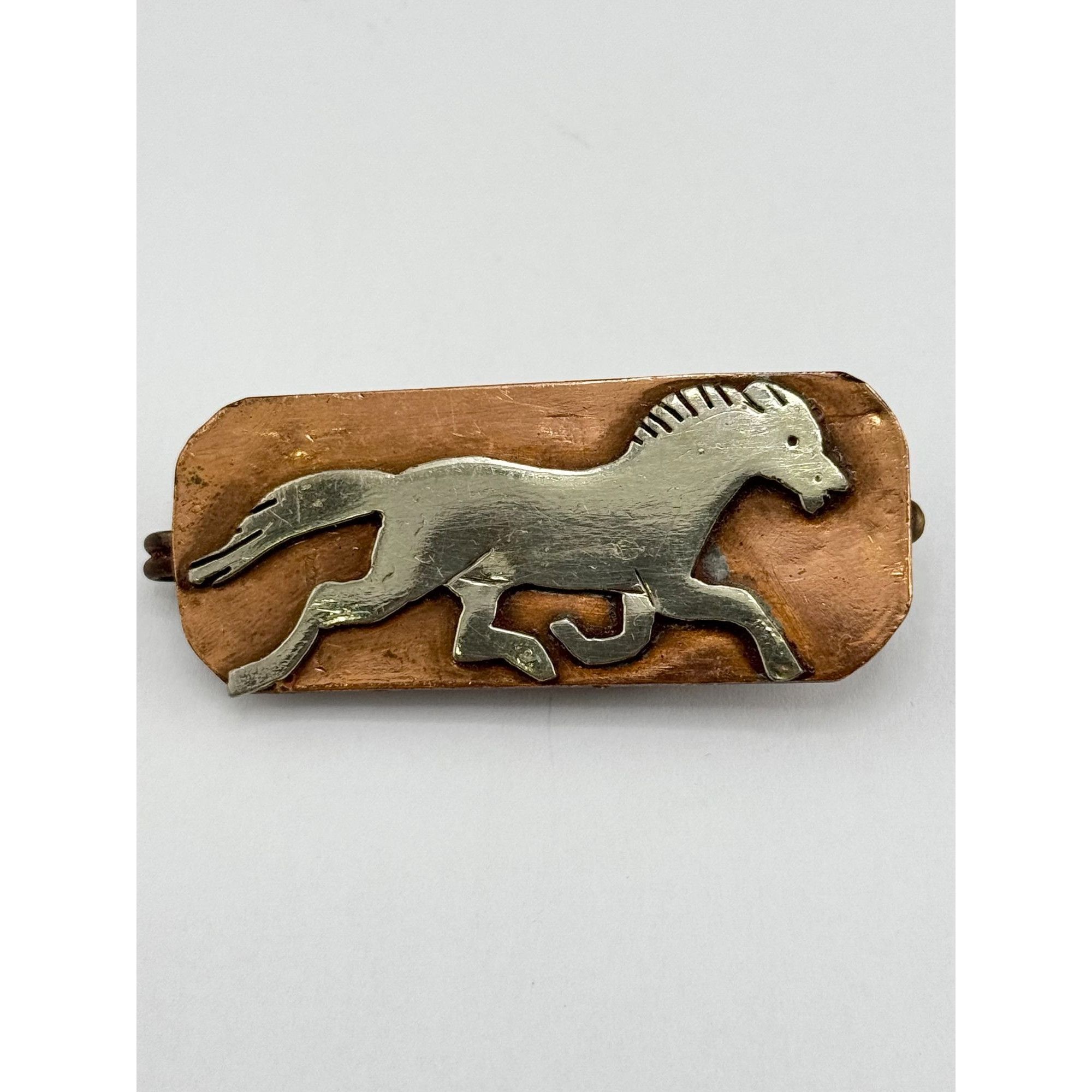 Vintage Vintage copper horse equestrian money clip tie clip Size ONE SIZE - 3 Thumbnail