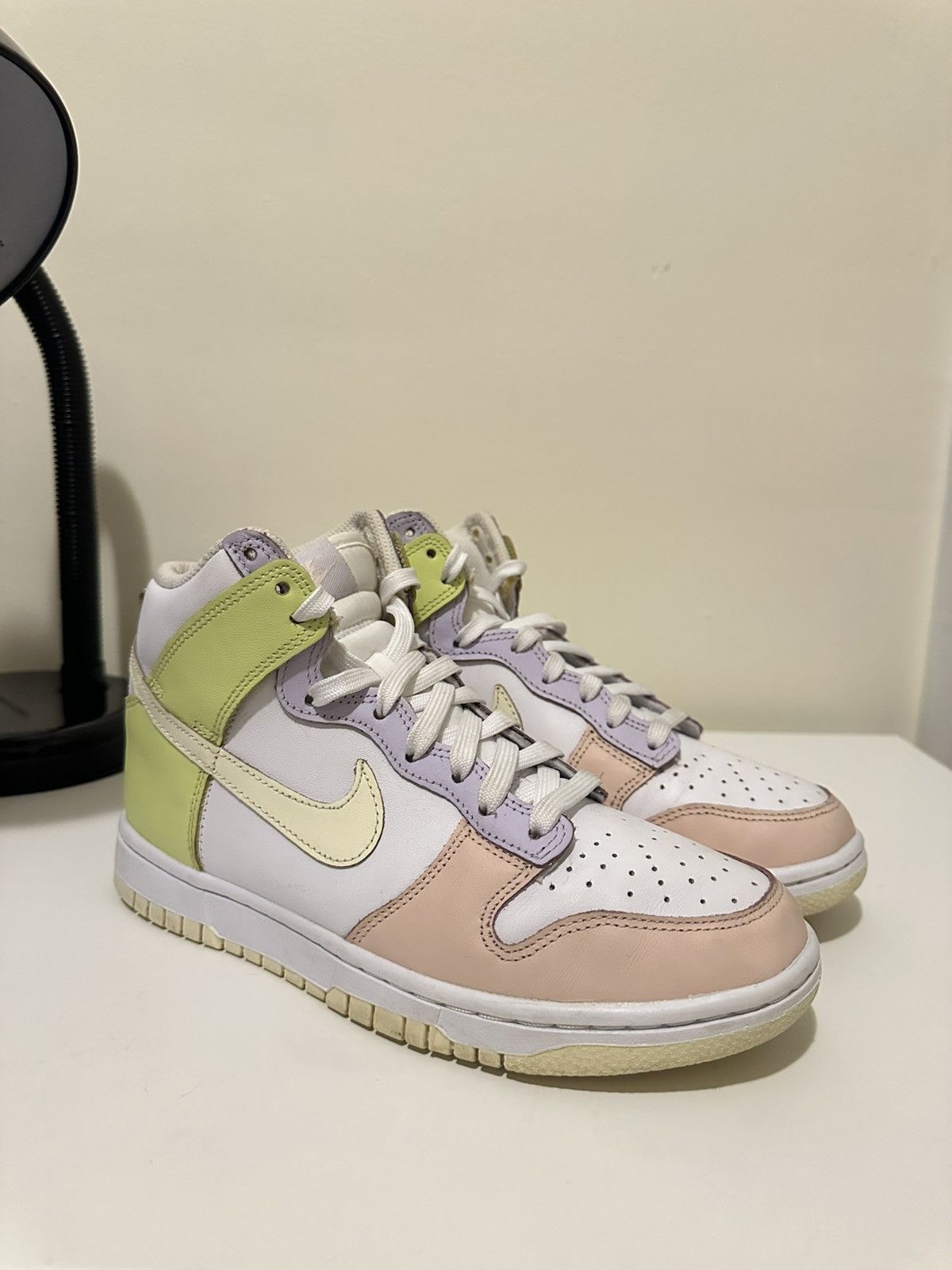 Nike “Cashmere” Nike Dunk High (Women’s) Size US 5.5 / EU 38 - 1 Thumbnail