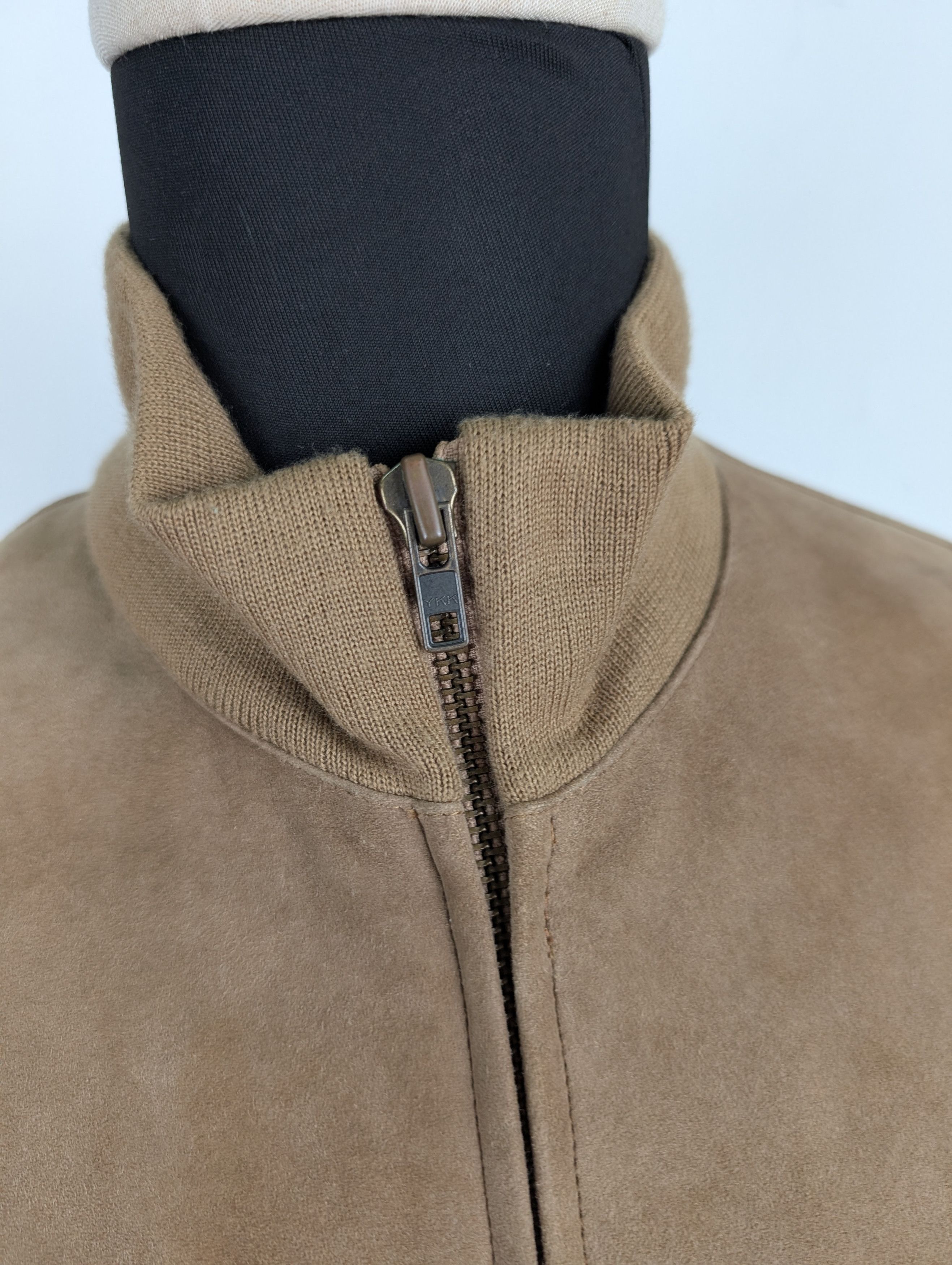 Polo Ralph Lauren Polo Ralph Lauren Beige Suede Bomber Jacket Size M / US 6-8 / IT 42-44 - 4 Thumbnail