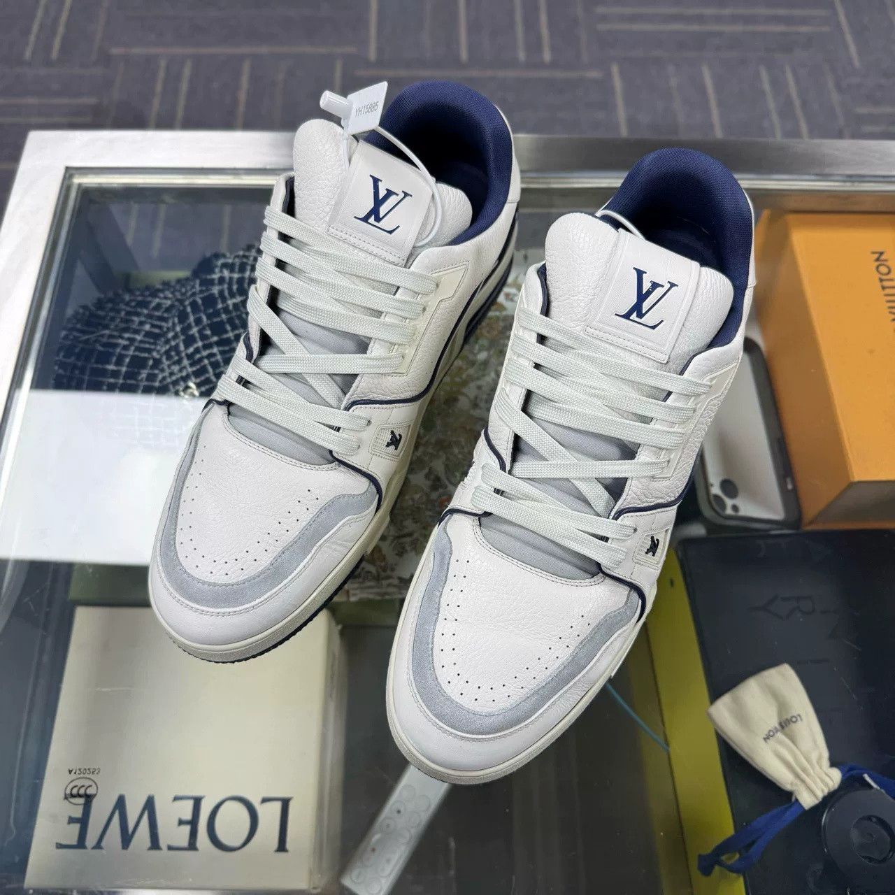 Louis Vuitton Louis Vuitton LV Trainer #54 Size US 12 / EU 45 - 1 Thumbnail