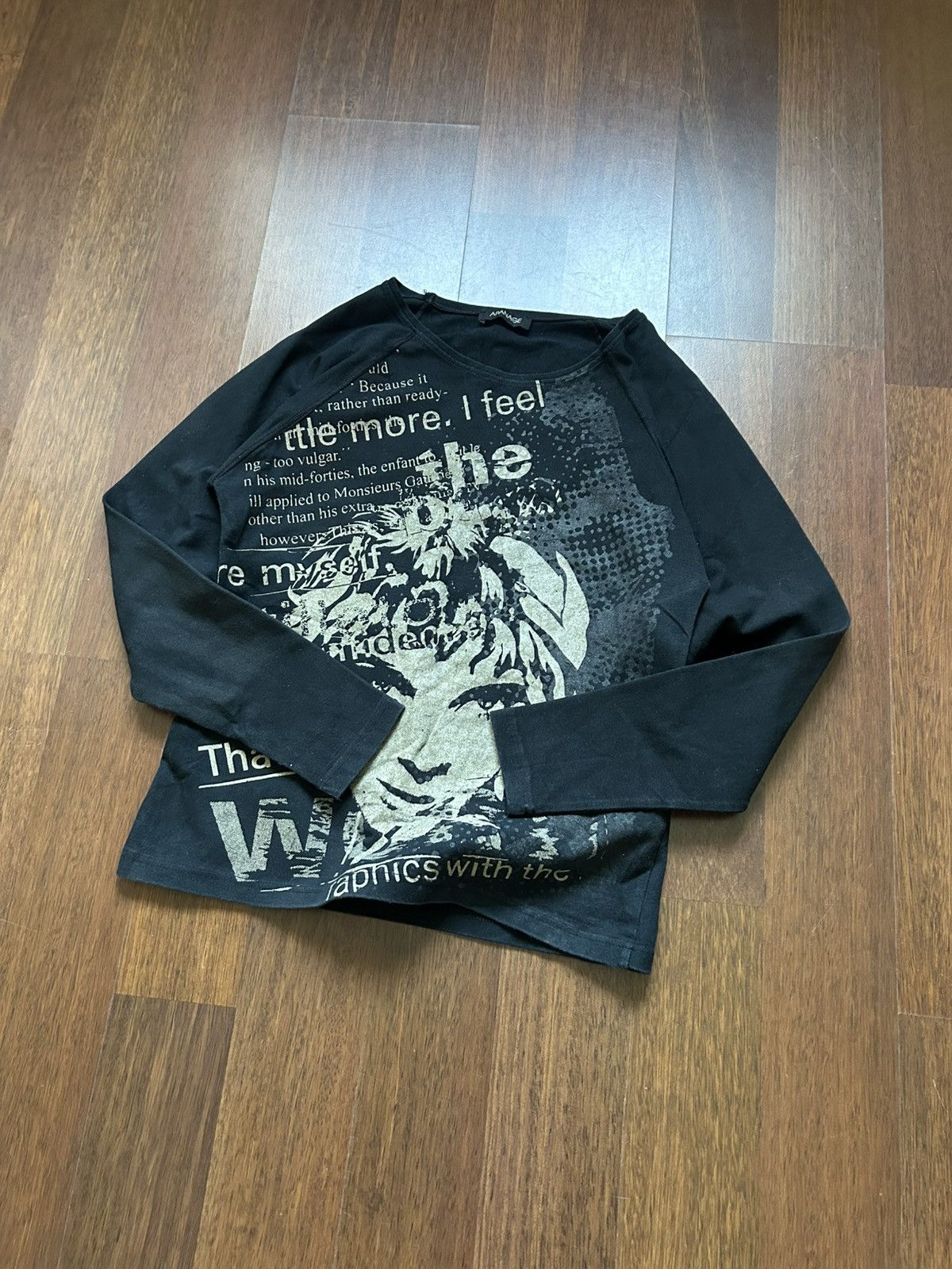 Japanese Brand Vintage Apanage Japanese Style Long Sleeve T-shirt Size M Size M / US 6-8 / IT 42-44 - 6 Thumbnail