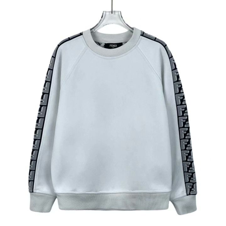 Fendi Fendi White Side Logo Crewneck Sweatshirt XS Size XS / US 0-2 / IT 36-38 - 1 Thumbnail