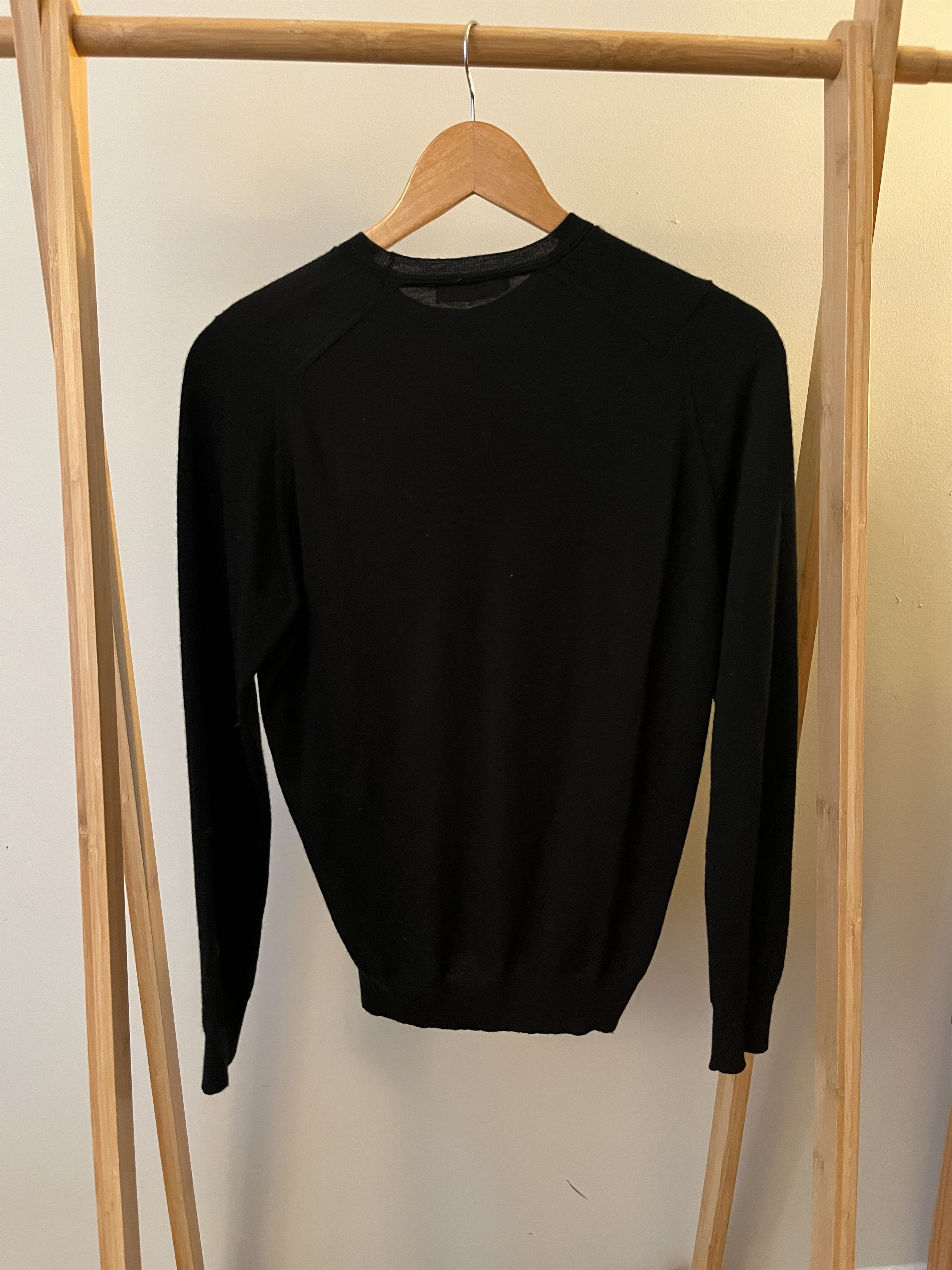Mr P. Mr. P. cashmere black crewneck sweater, XS Size US XS / EU 42 / 0 - 3 Thumbnail