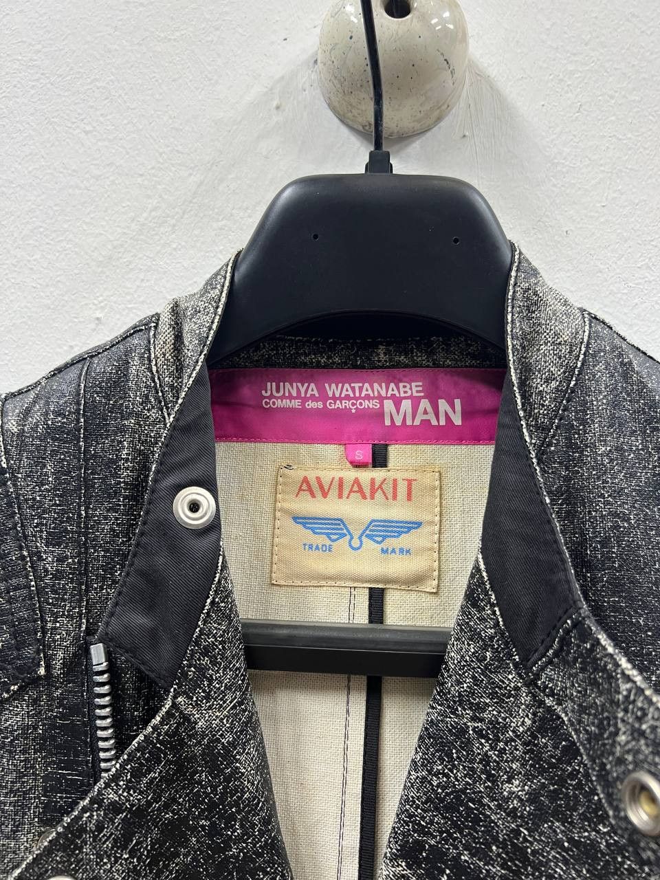 SS03 Junya Watanabe Man X Lewis Leathers Waxed Denim Vest