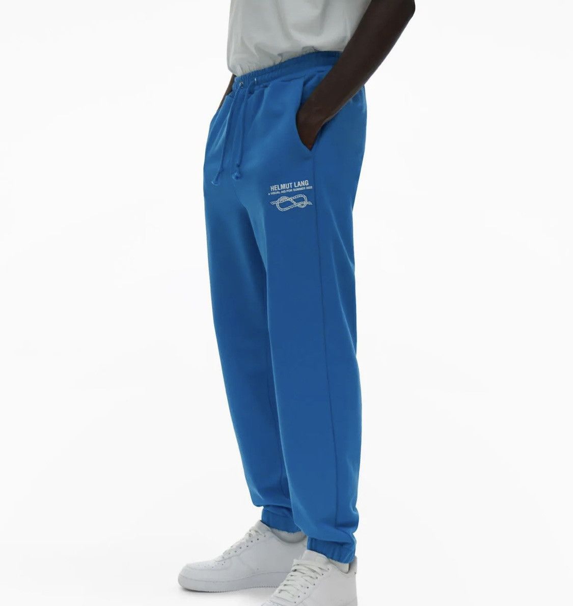 Helmut Lang Helmut Lang Knot Joggers Size M Cerulean Size US 31 - 10 Thumbnail