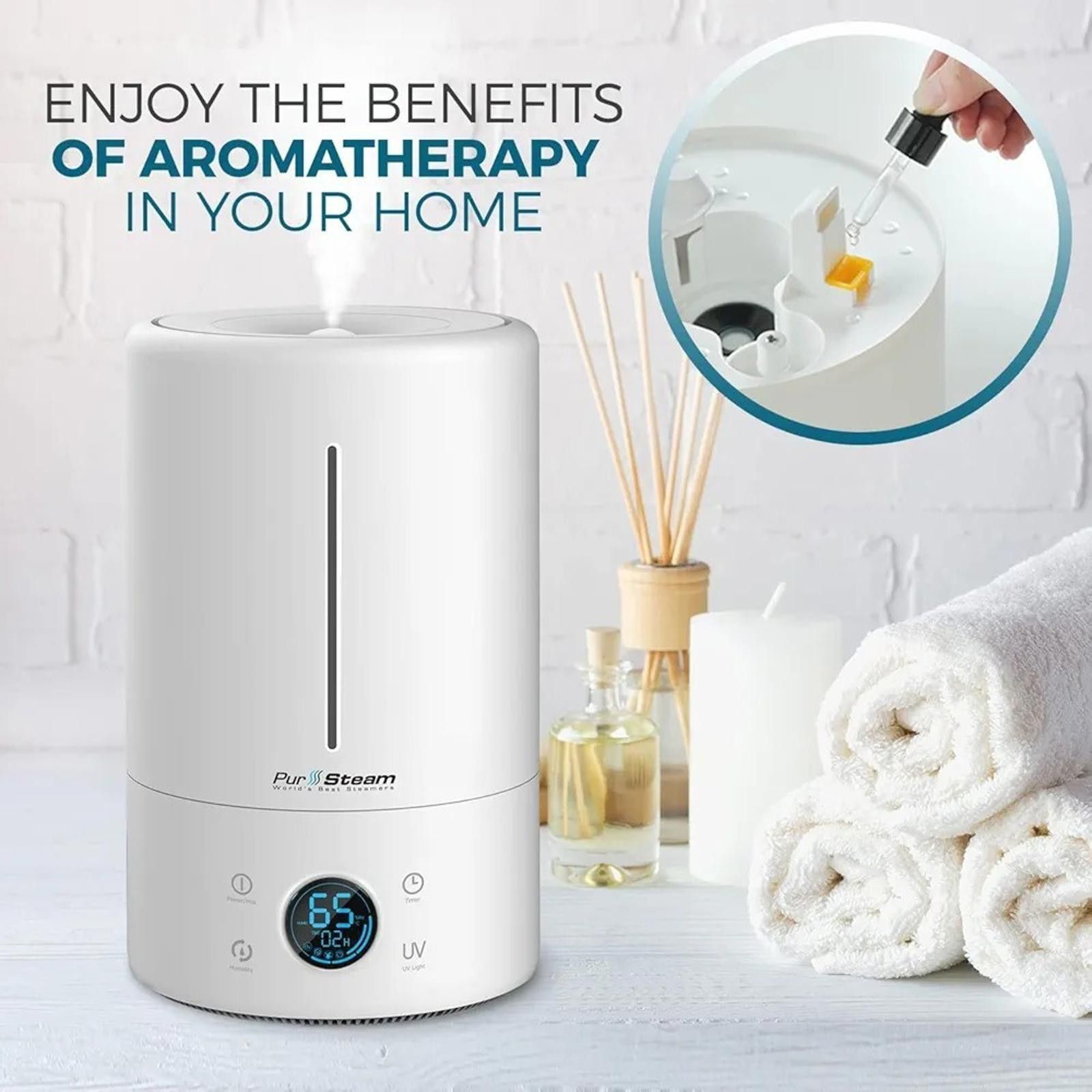 Other PurSteam UltraMist Humidifier 4.5L Ultrasonic Diffuser Size ONE SIZE - 4 Thumbnail