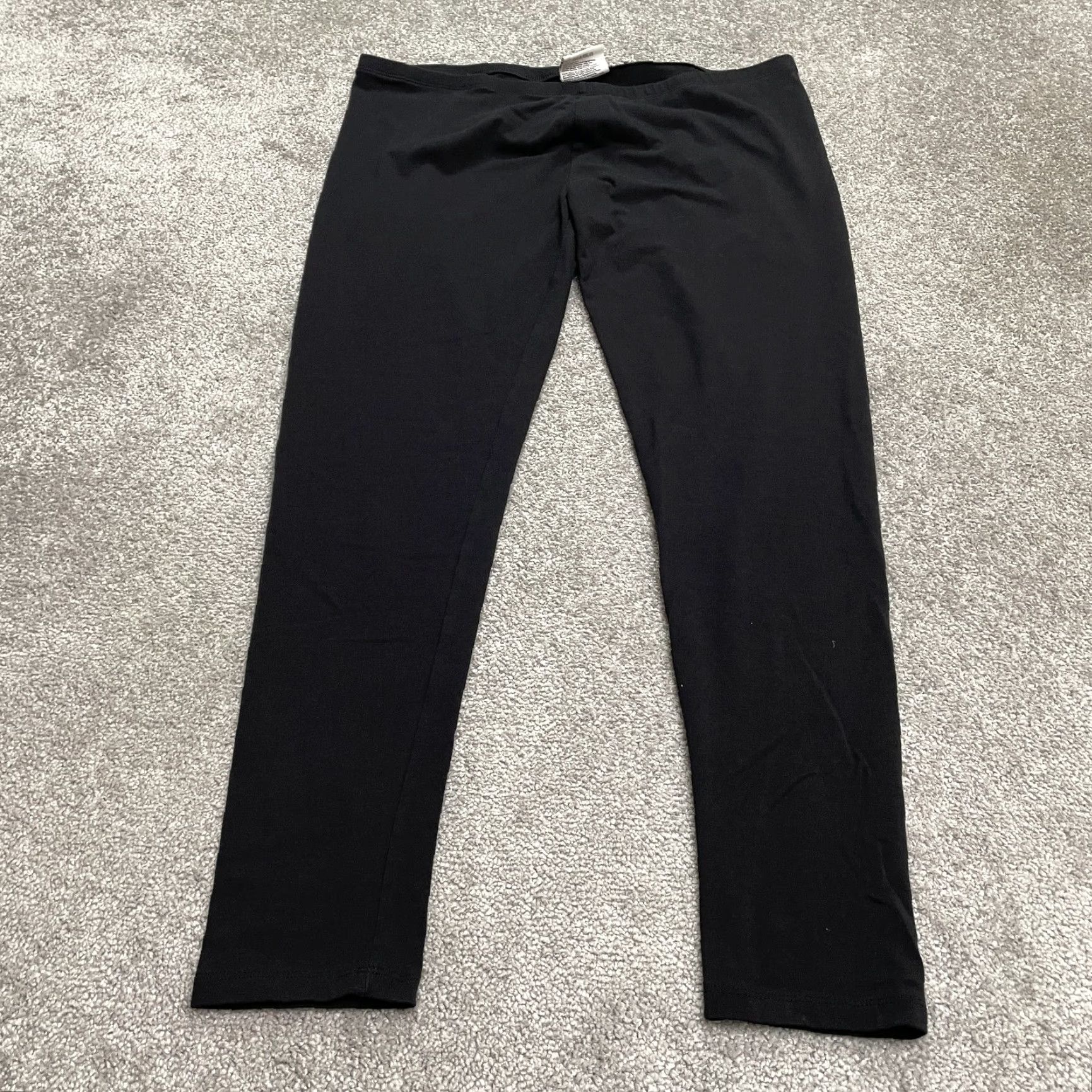 Gap Gap Leggings Women's XL Black Casual Compression Stretch Cotton Mid Rise 36x28.5 Size 40" / US 18 - 3 Thumbnail