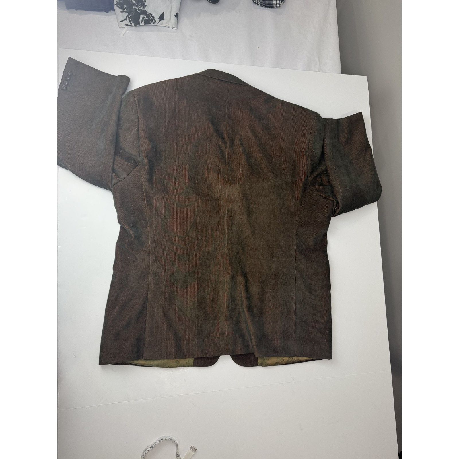 Other Rizzoli Uomo Corduroy Blazer 46 Brown Victory Outreach Size 46S - 2 Thumbnail