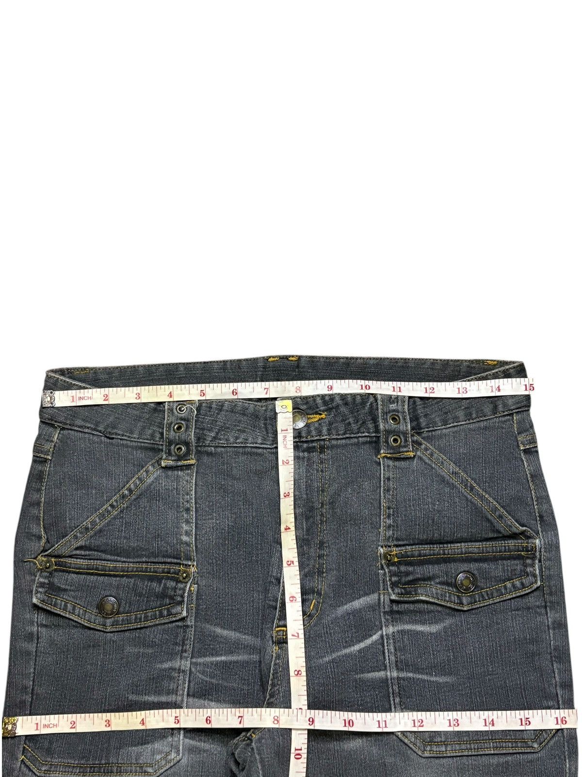 Japanese Brand Vintage Japanese Brand Bush Pant Faded Wash Flare Jeans Size US 30 / EU 46 - 12 Thumbnail