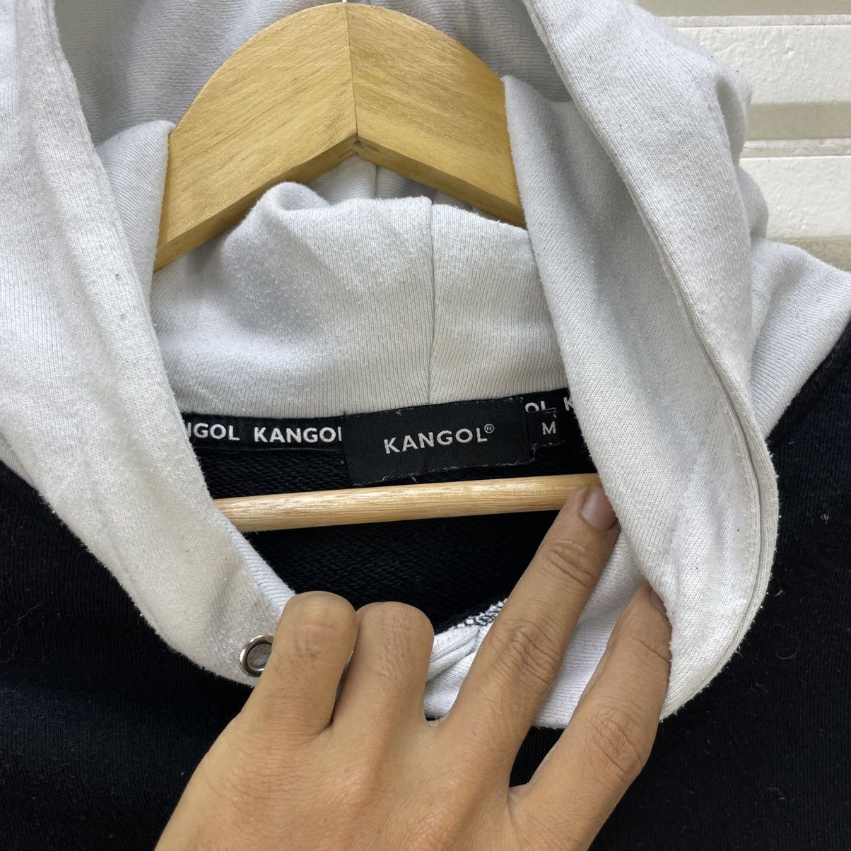 Kangol 💥Vintage Kangol Hoodie Nice Graphic Printed Pullover Size US M / EU 48-50 / 2 - 7 Thumbnail