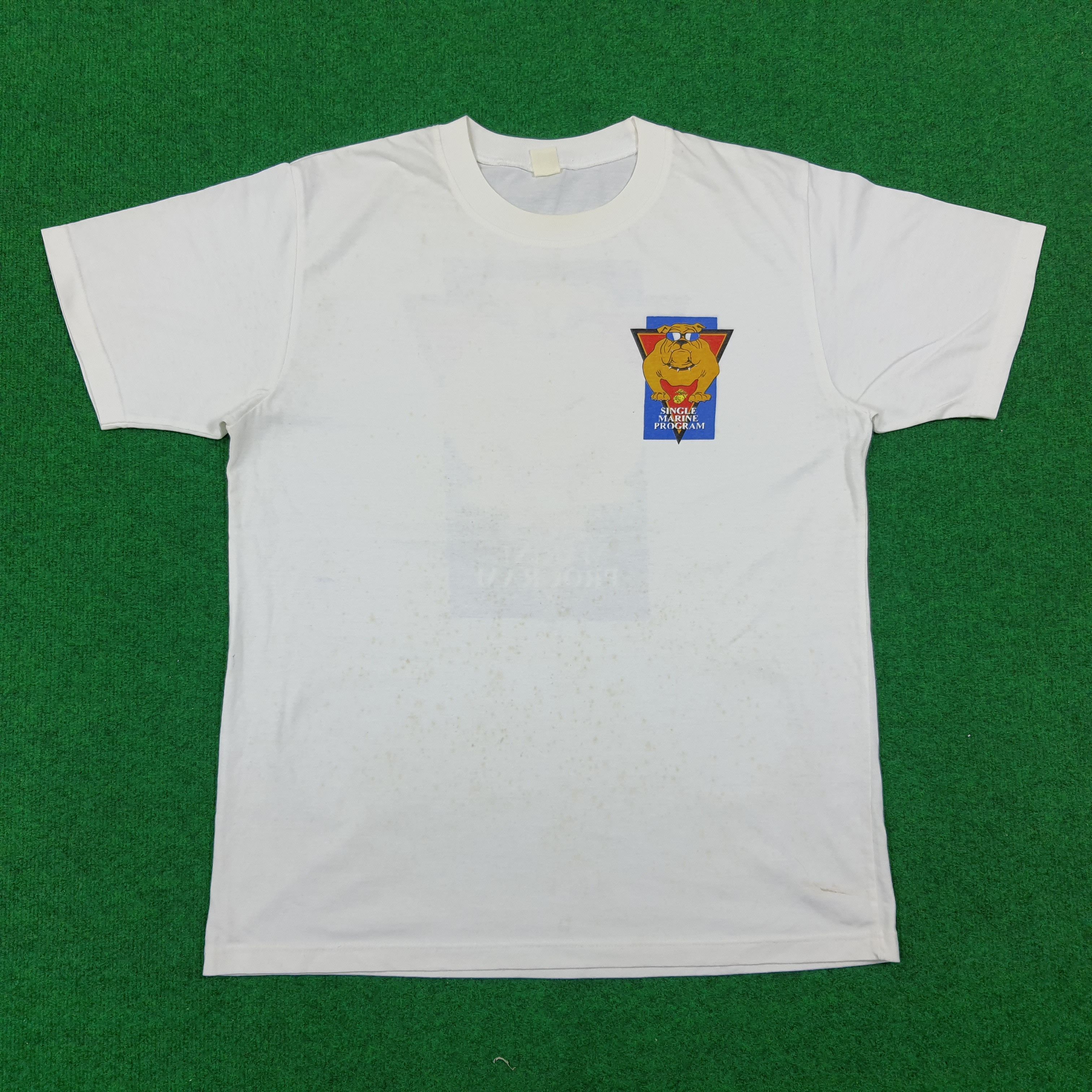 Vintage Vintage Single Marine Program American SMP Tshirt Size US XL / EU 56 / 4 - 3 Thumbnail