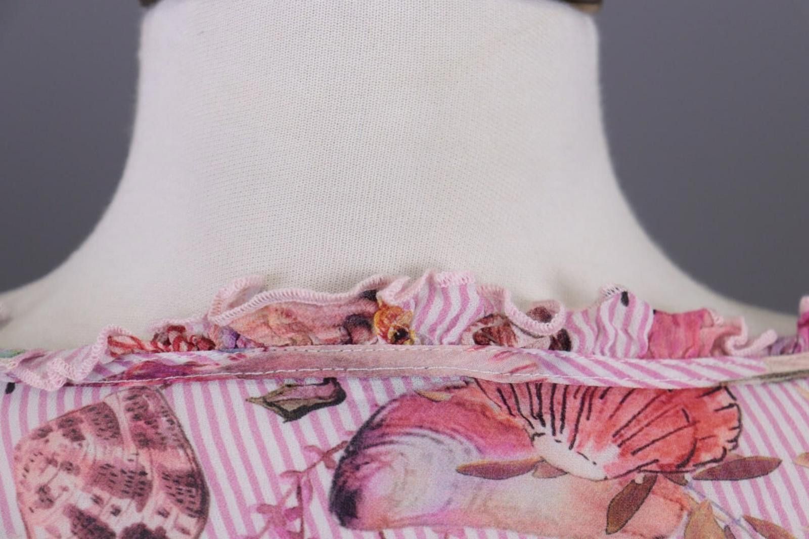 Designer Princess Goes Hollywood Pink Shell Blouse Shirt Sz 46 / XL Size XL / US 12-14 / IT 48-50 - 12 Thumbnail
