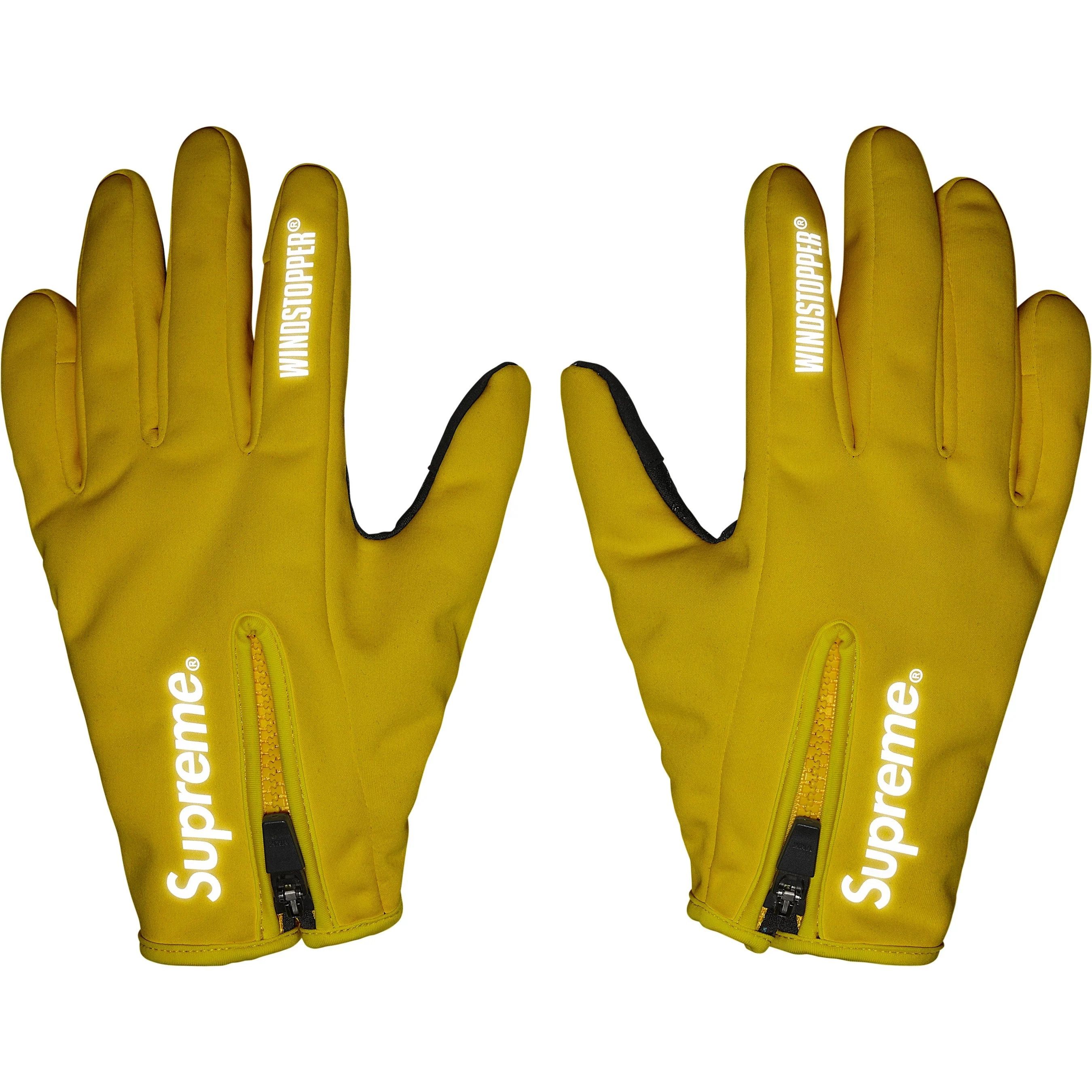 Supreme Supreme WINDSTOPPER Zip Gloves Size ONE SIZE - 2 Thumbnail
