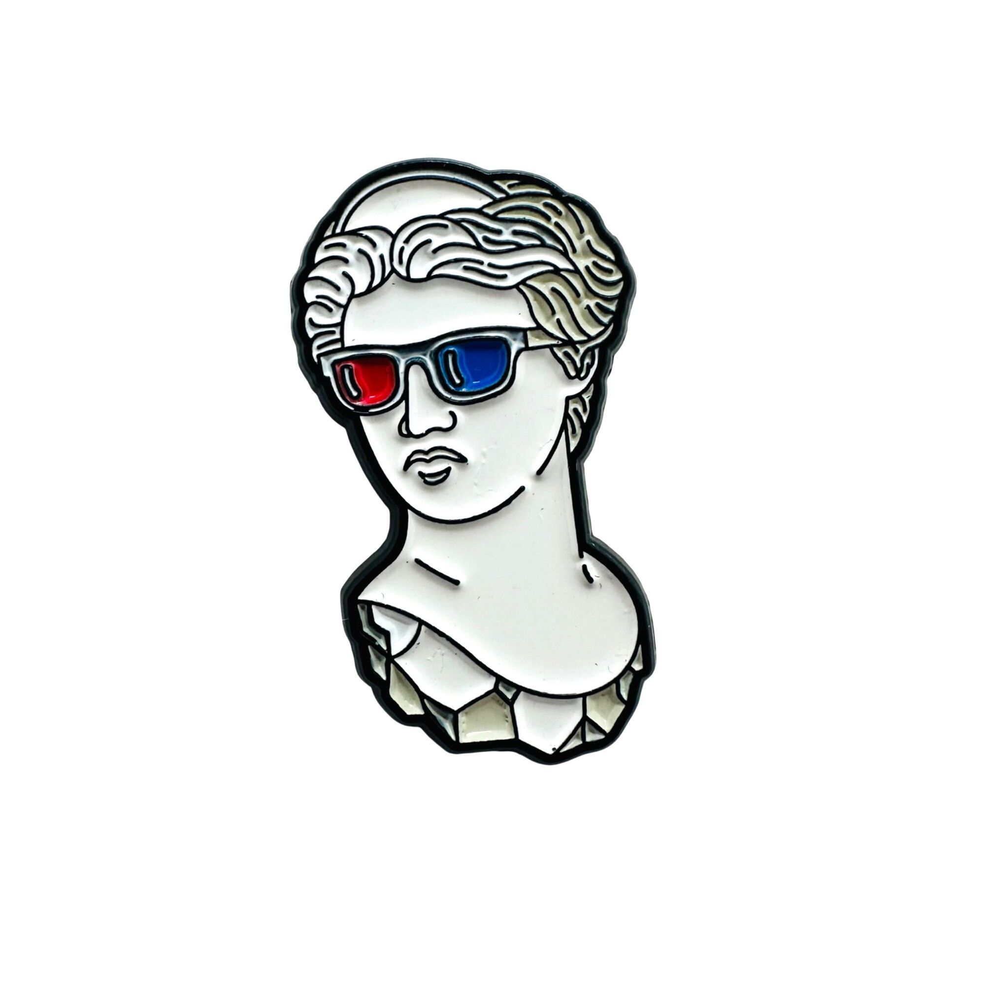 Other 🤩New Oz Enamel Pin Fashionable Greek Sculpture Famous peopl Size ONE SIZE - 3 Thumbnail