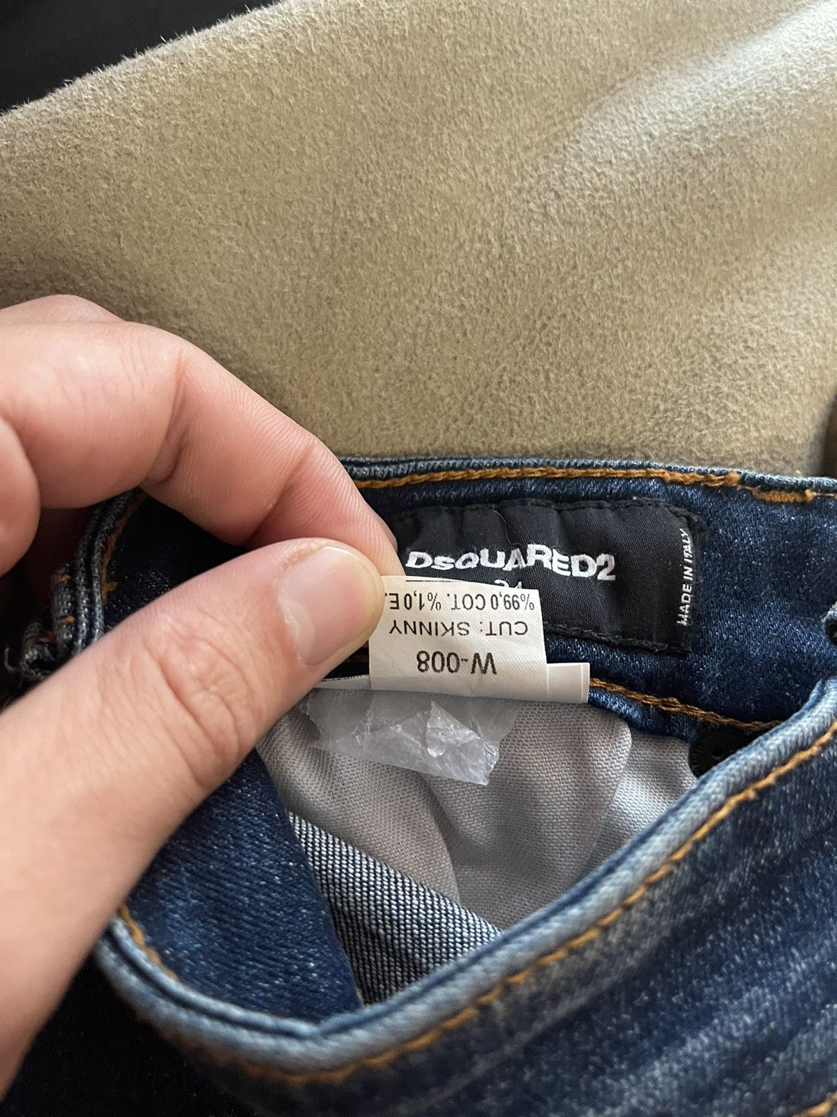 Designer × Dsquared2 Dsquared2 avant garde factory faded jeans denim Size 25" / US 0 / IT 36 - 8 Thumbnail