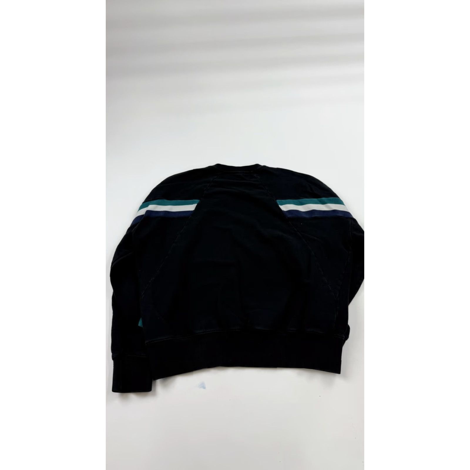 Eleven Paris VINTAGE Elevenparis Sweatshirt Mens Medium Crewneck Pullover Black Striped Cotton Embroidered Logo Casual Size US M / EU 48-50 / 2 - 4 Thumbnail