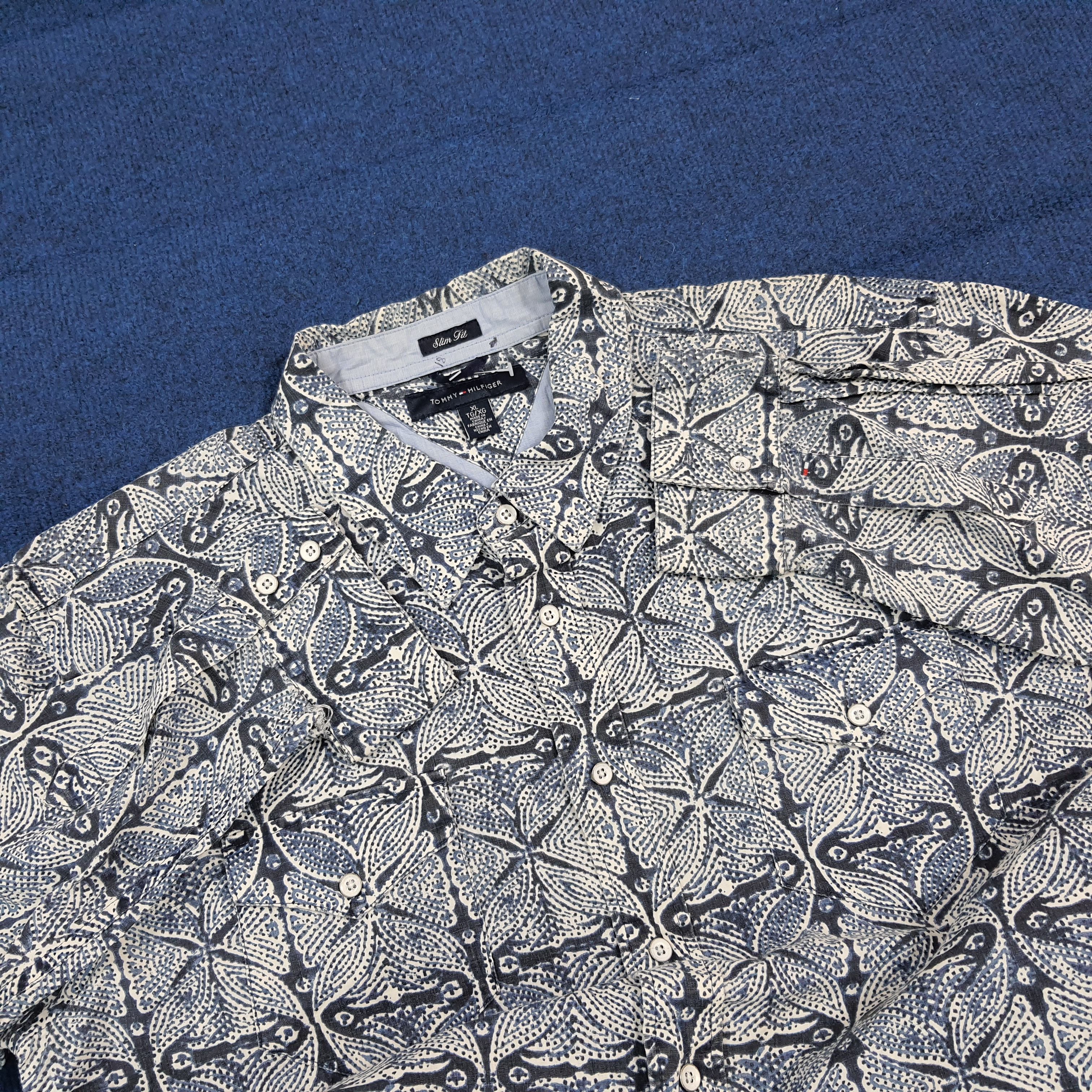 Tommy Hilfiger Vintage Tommy Hilfiger Button Up Shirt C299N27 Size US XL / EU 56 / 4 - 4 Thumbnail