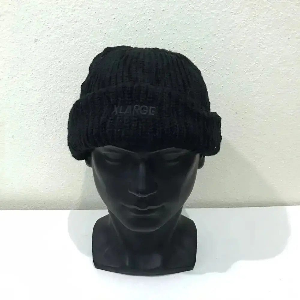 Vintage Xlarge Plain Beanie Hat Size ONE SIZE - 2 Thumbnail