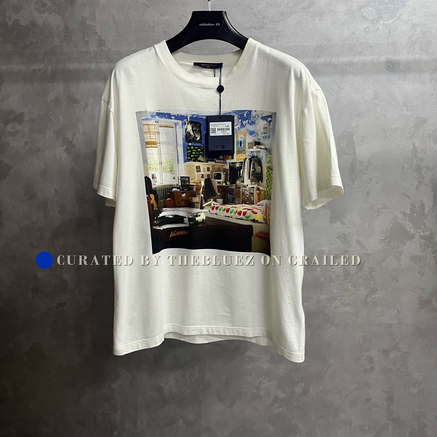 Louis Vuitton Louis Vuitton White Graffiti Short-Sleeve T-Shirt Size US L / EU 52-54 / 3 - 1 Thumbnail