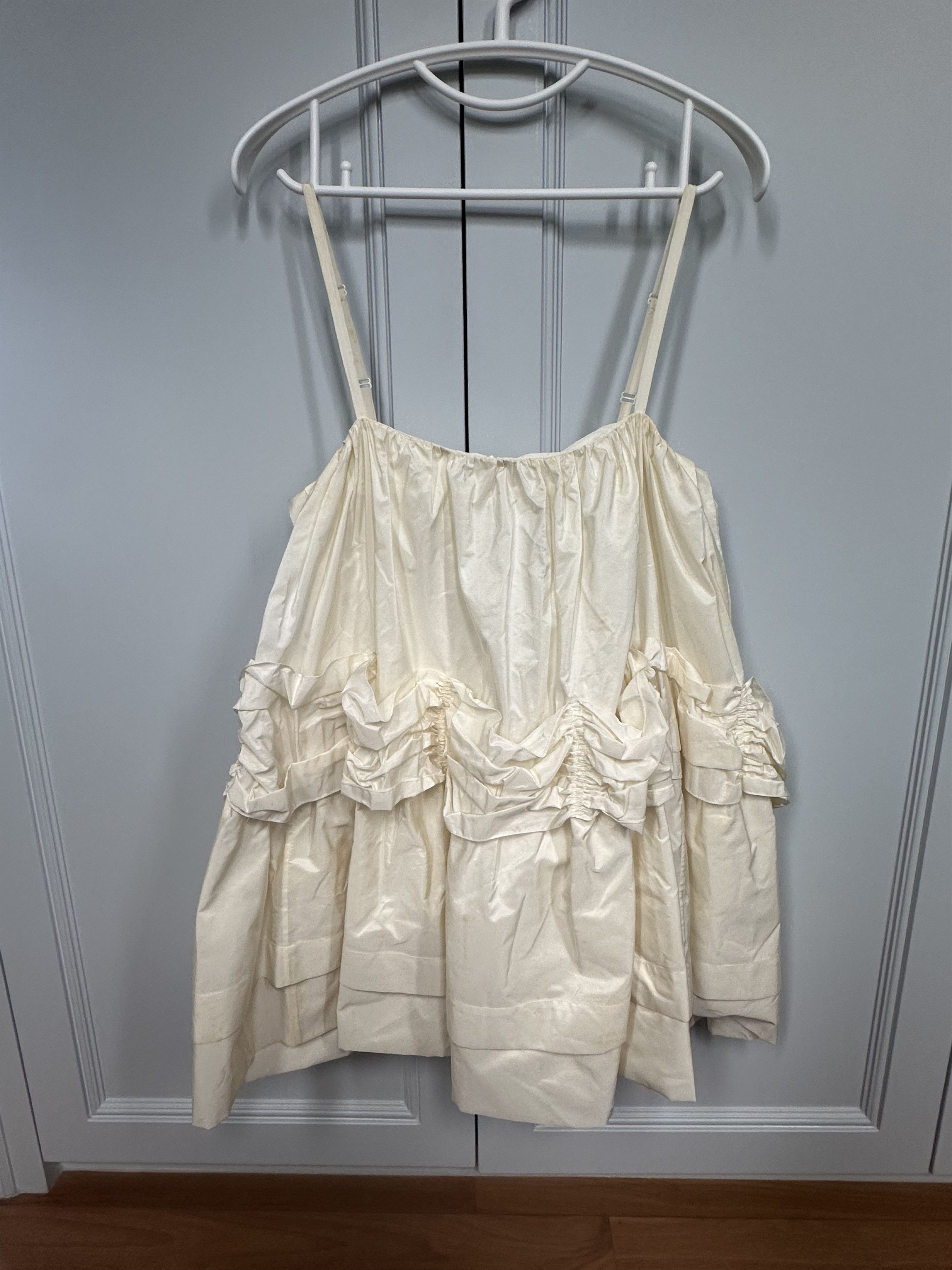 Simone Rocha SIMONE ROCHA Gathered tiered taffeta camisole Size S / US 4 / IT 40 - 6 Thumbnail