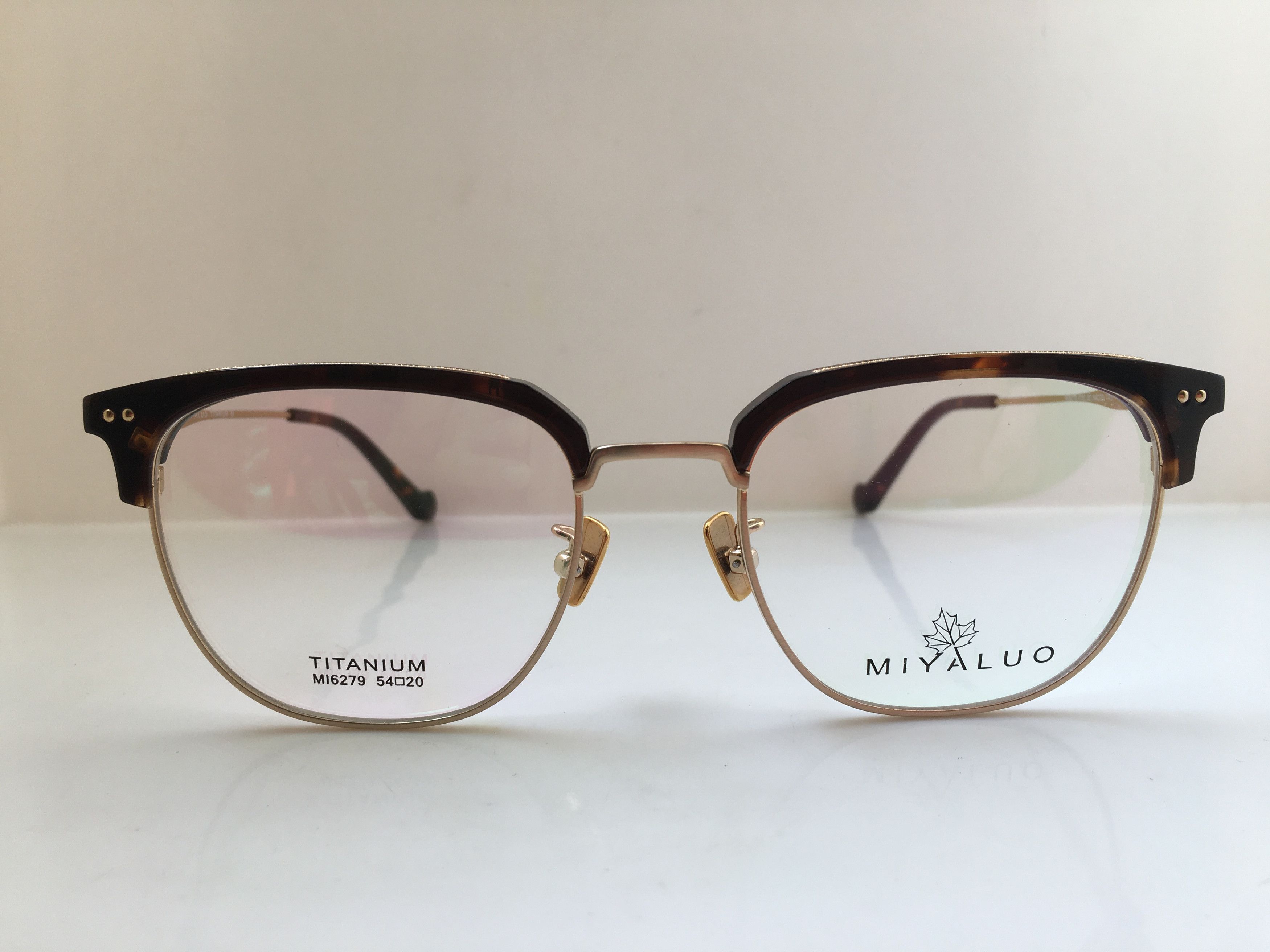 Other Miyaluo Tortoise Gold Malcolm Eyeglasses Frame Titanium Size ONE SIZE - 1 Thumbnail