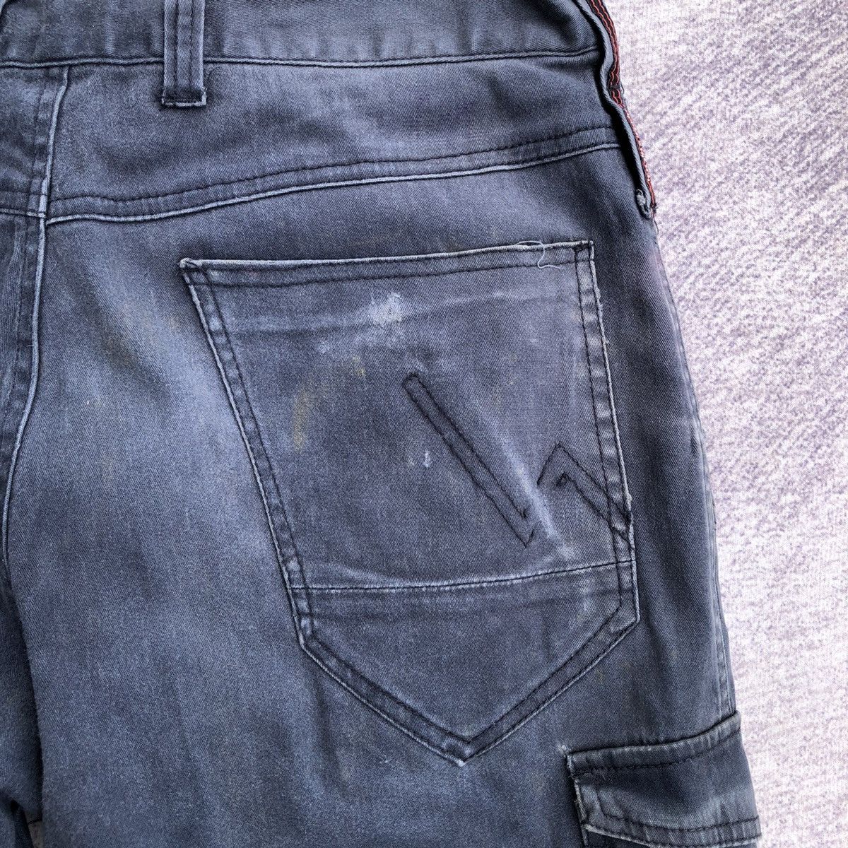 20471120 Japanesebrand Faded cargo pants multipocket tactical utility Size US 31 - 11 Thumbnail