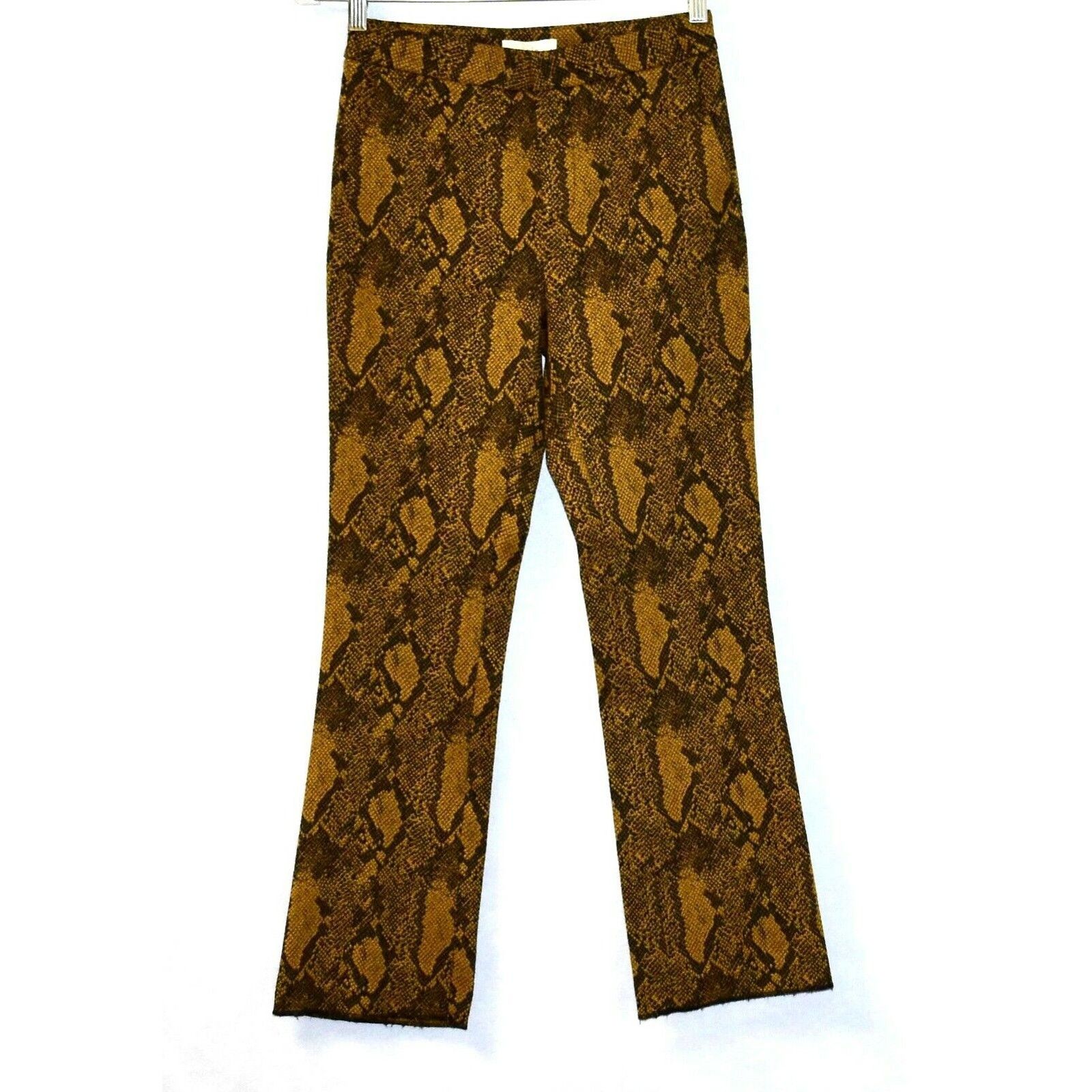 Joie NWT JOIE Marcena Snake Print Jacquard Cropped Pants 0 $228 Size 25" / US 0 / IT 36 - 3 Thumbnail