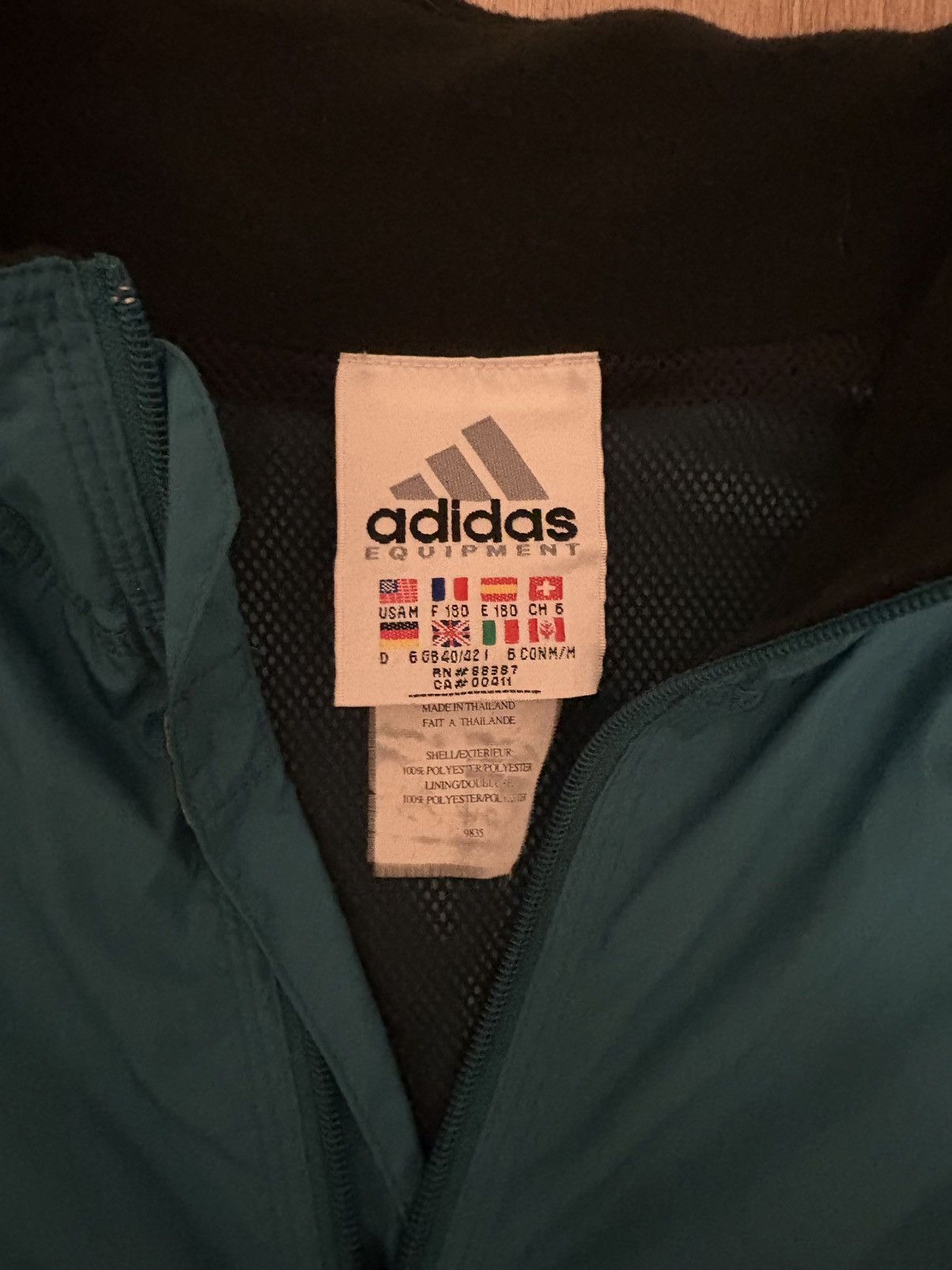 Adidas Adidas Equipment Mens Jacket Windbreaker M Kobe Vintage 90s Size US M / EU 48-50 / 2 - 2 Thumbnail