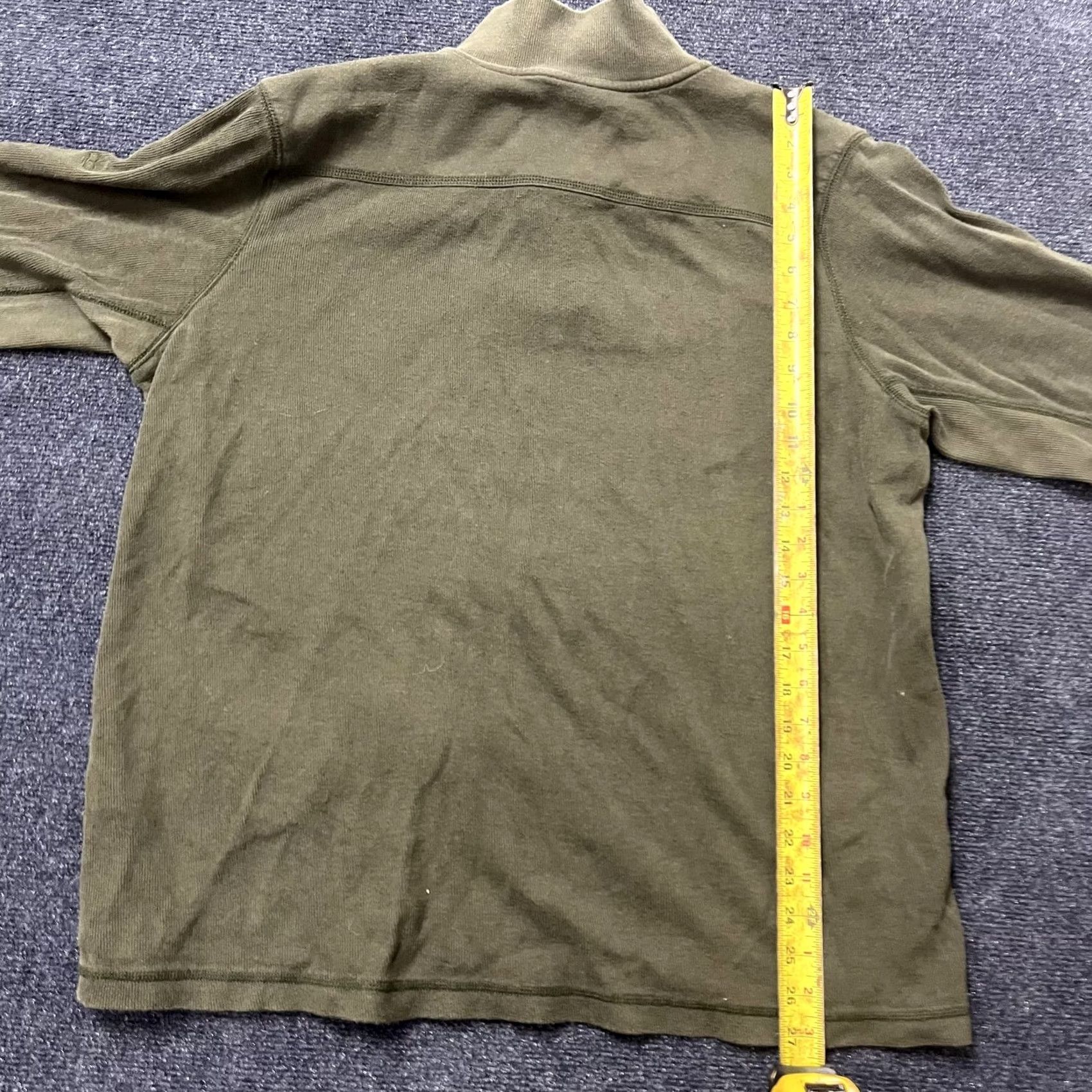 Timberland Timberland Pullover Mens Large Green Quarter Zip Long Sleeve Regular Fit Sweater Size US L / EU 52-54 / 3 - 4 Thumbnail