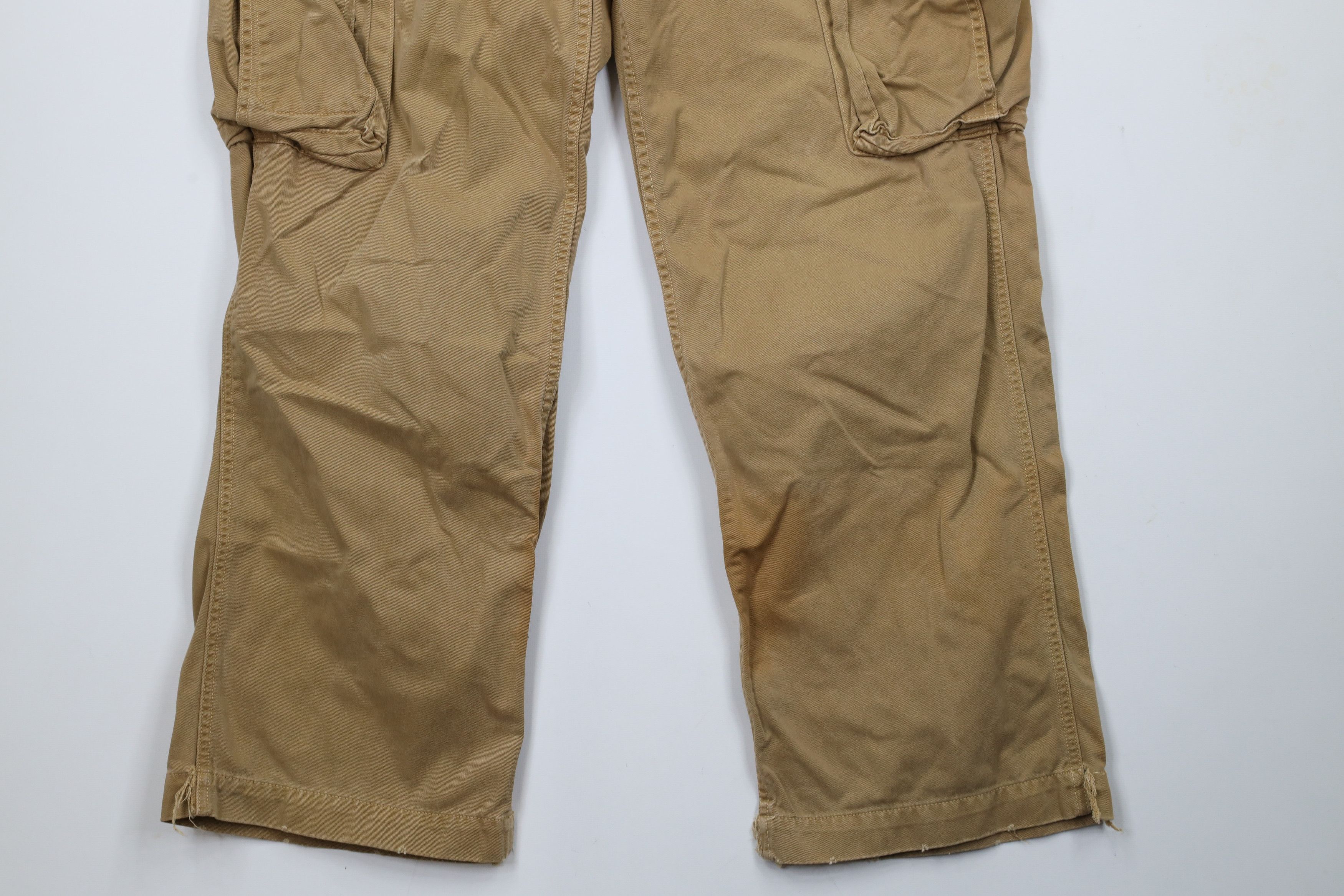 American Eagle Outfitters × Vintage Vintage Y2K American Eagle Outfitters Wide Leg Cargo Pants Size US 29 - 4 Thumbnail
