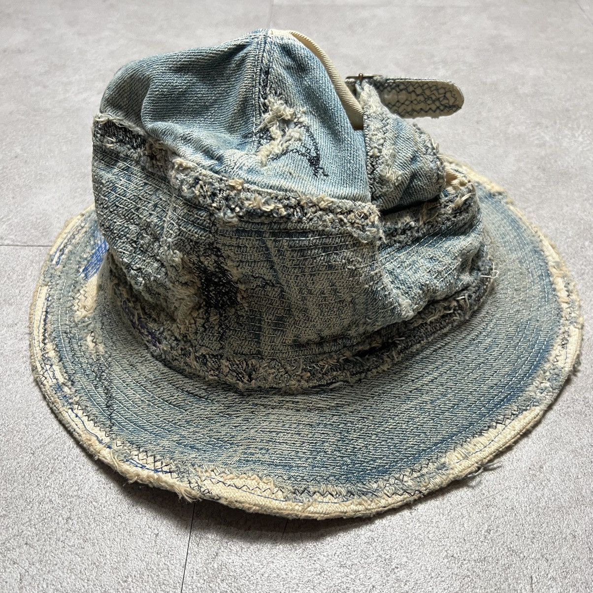 Kapital × Kapital Kountry Kapital BORO Old Man & The Sea Bucket Hat Size ONE SIZE - 3 Thumbnail
