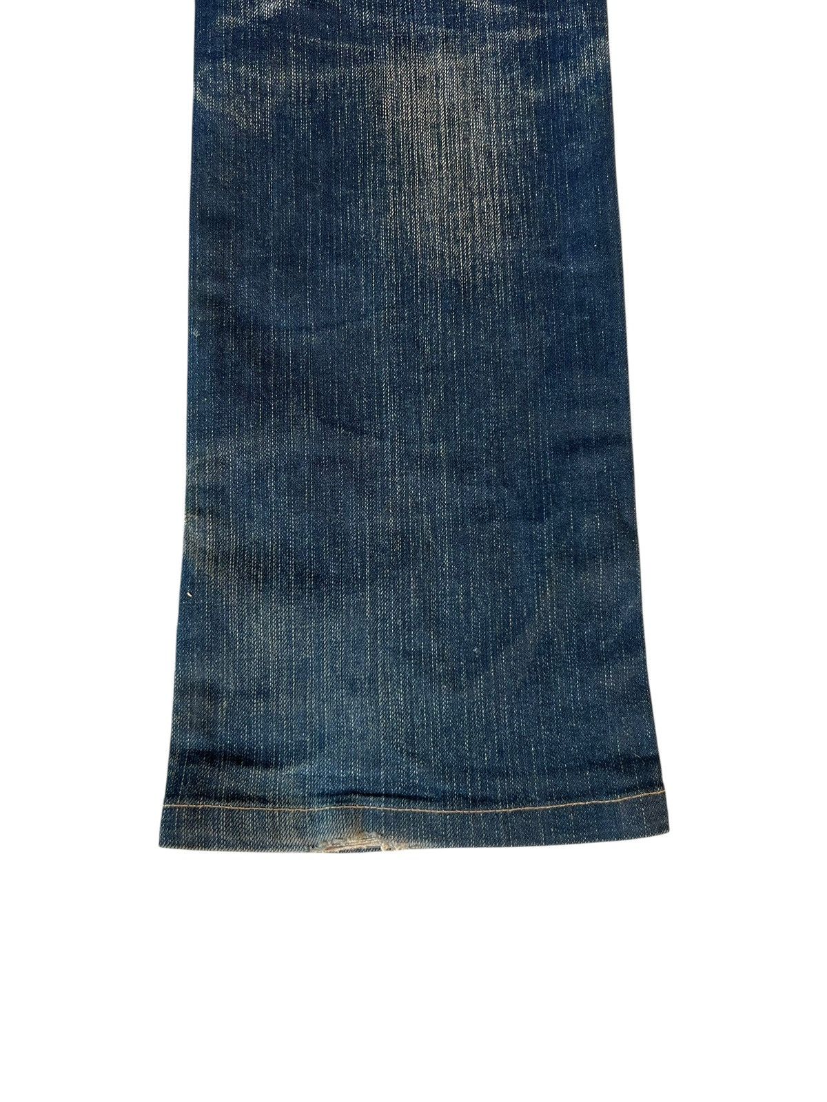 Tornado Mart Trashed Tornado Mart Distress Dirty Mud Denim Flare Jeans Size US 33 - 22 Thumbnail