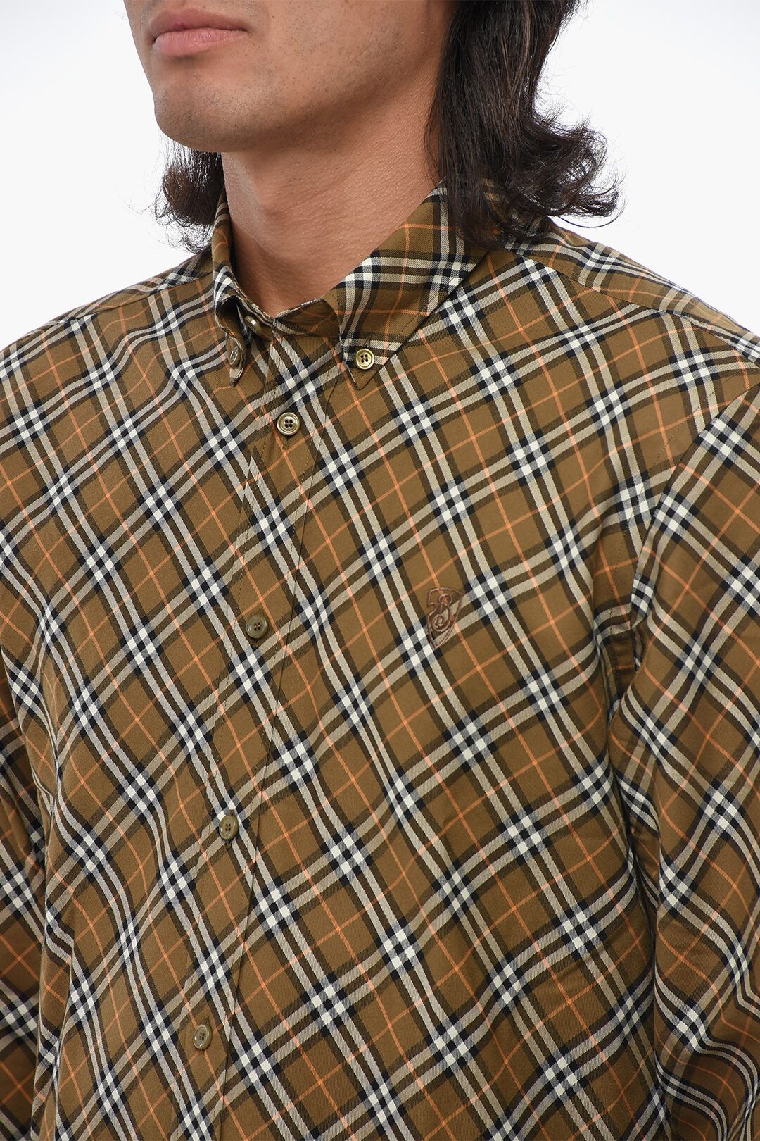 Burberry og1mm1125 Button-Down Collar Shirt in Multicolor Size US S / EU 44-46 / 1 - 3 Thumbnail