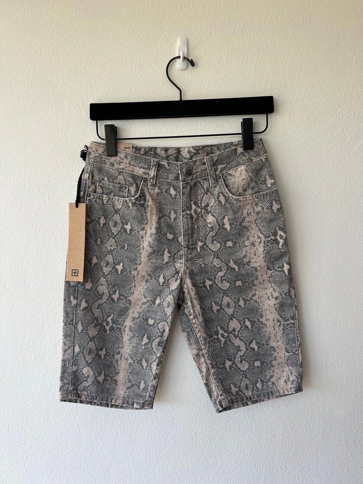Ksubi new Ksubi womens denim short applaye snake $199 small s 26 8 Size 26" / US 2 / IT 38 - 1 Thumbnail