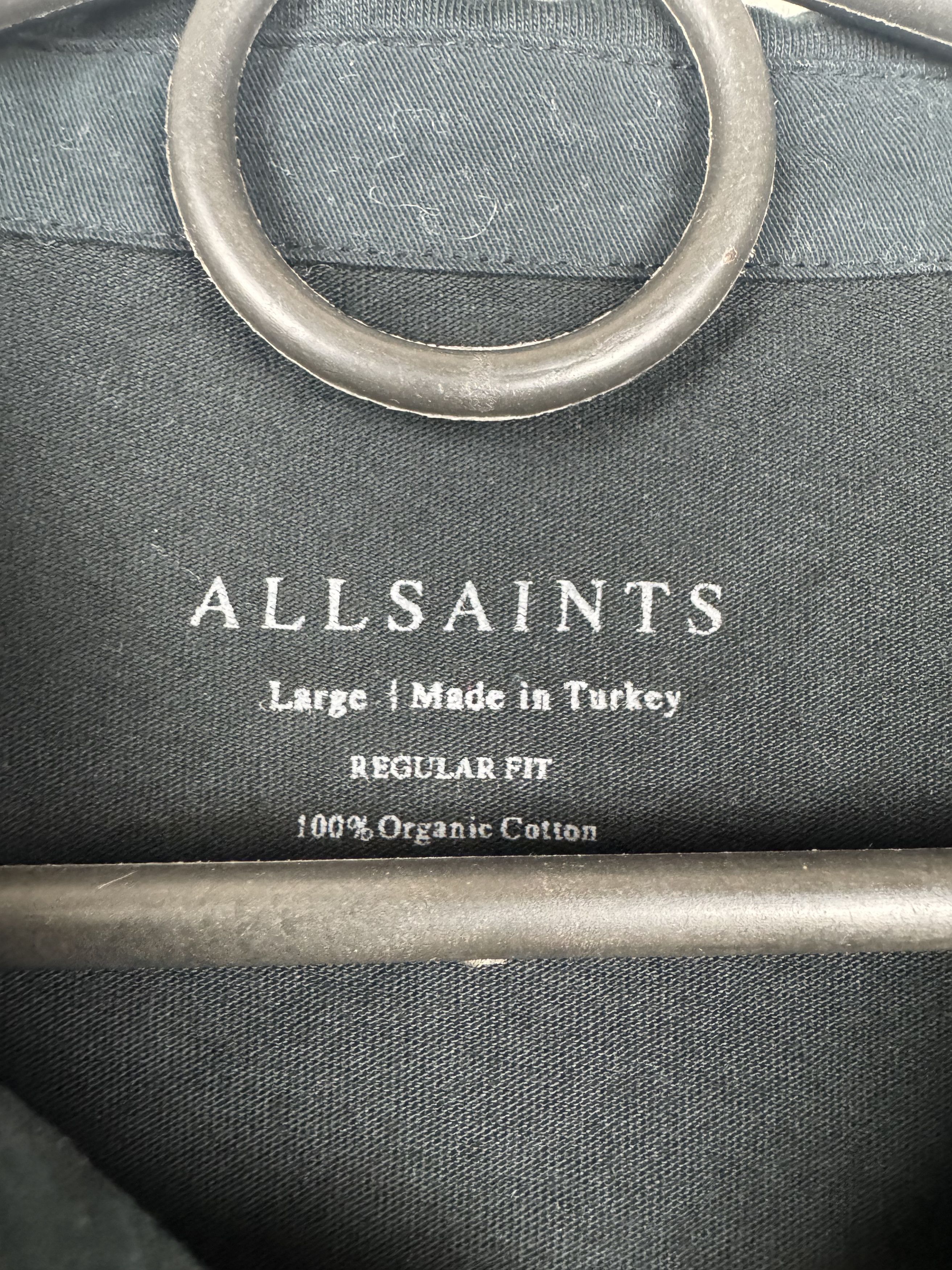 Allsaints AllSaints Black Logo Polo Size L 100% Cotton Size US L / EU 52-54 / 3 - 20 Thumbnail