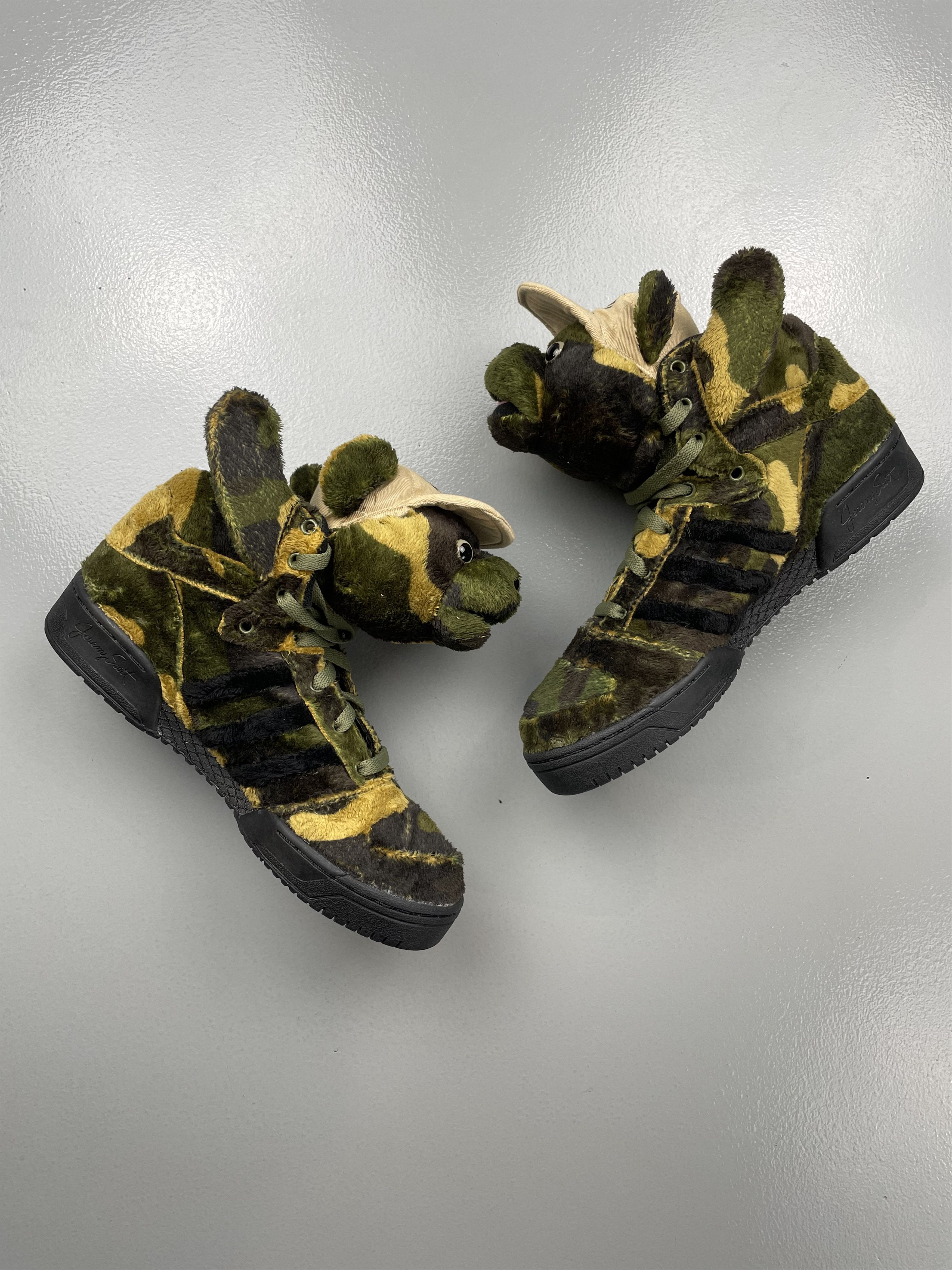 Adidas × Jeremy Scott adidas Originals by Jeremy Scott S/S 2013 JS Camo Bear Size US 7.5 / EU 40-41 - 3 Thumbnail