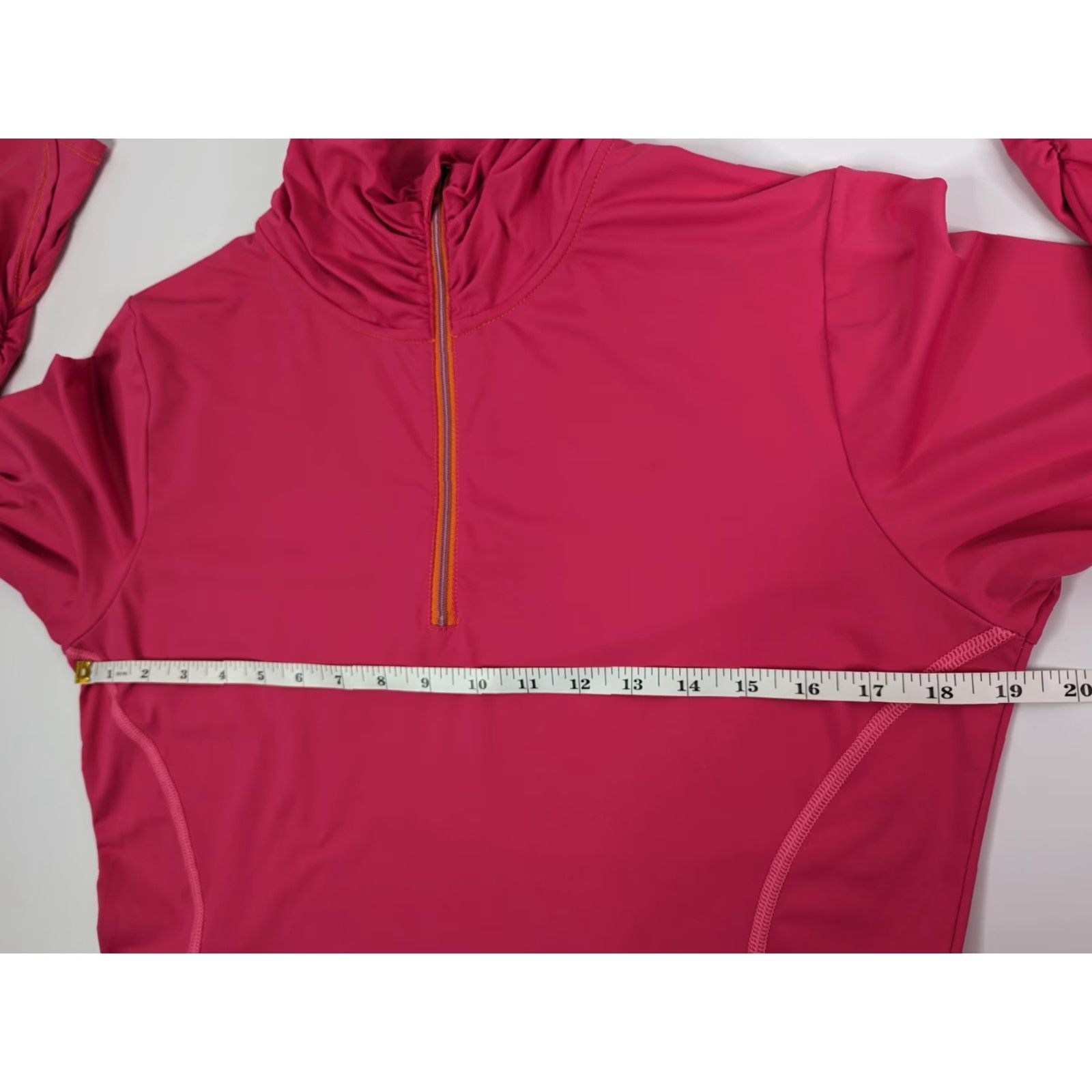 Vintage Title Nine Top Shirt Long Sleeve 1/4 Zip Pullover Women L Pink 1/4 Zip Floral Knit Polyester Regular Vintage No Size L / US 10 / IT 46 - 6 Thumbnail
