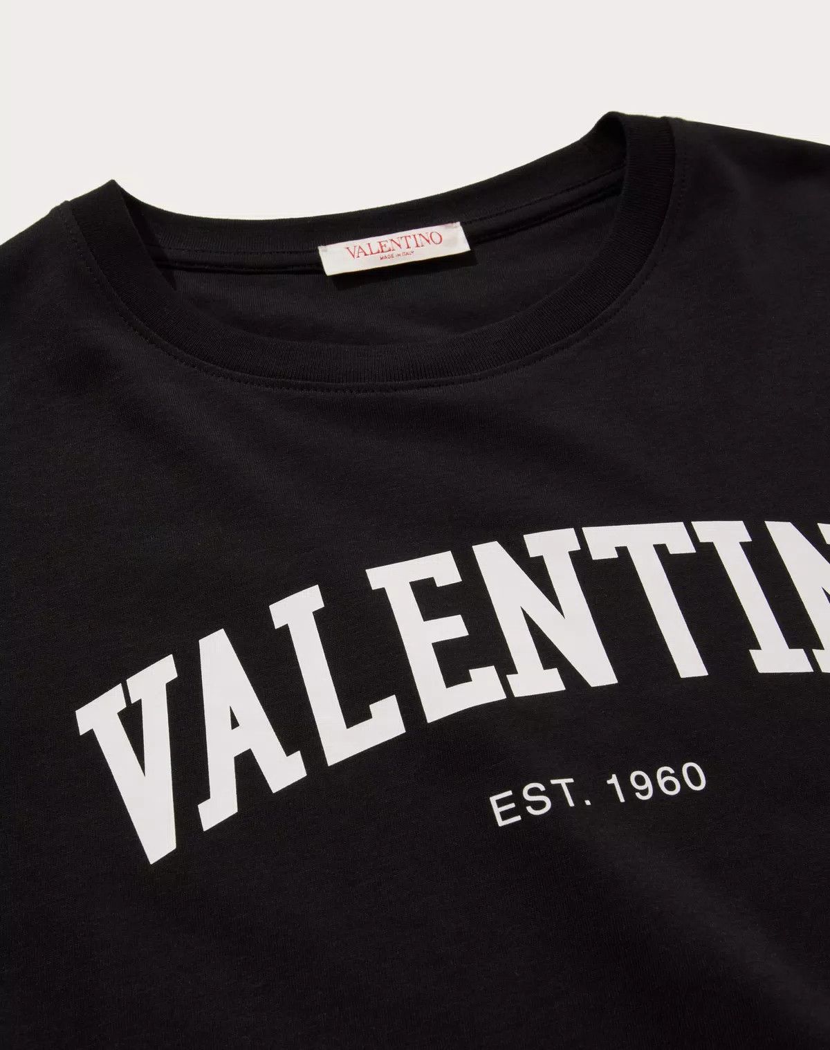 Valentino oc11z0725 Print Cotton T-Shirt in Black Size US S / EU 44-46 / 1 - 5 Thumbnail