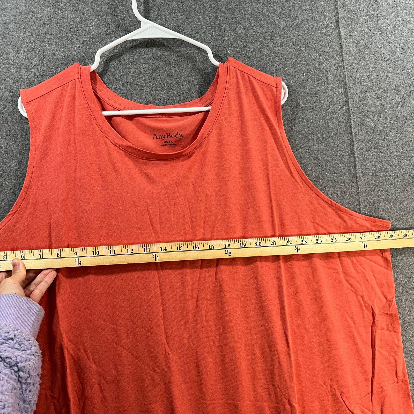 Other AnyBody Cozy Knit Jersey Tank Dress Burnt Sienna Size 4X Size 4XL / US 24-26 - 6 Thumbnail