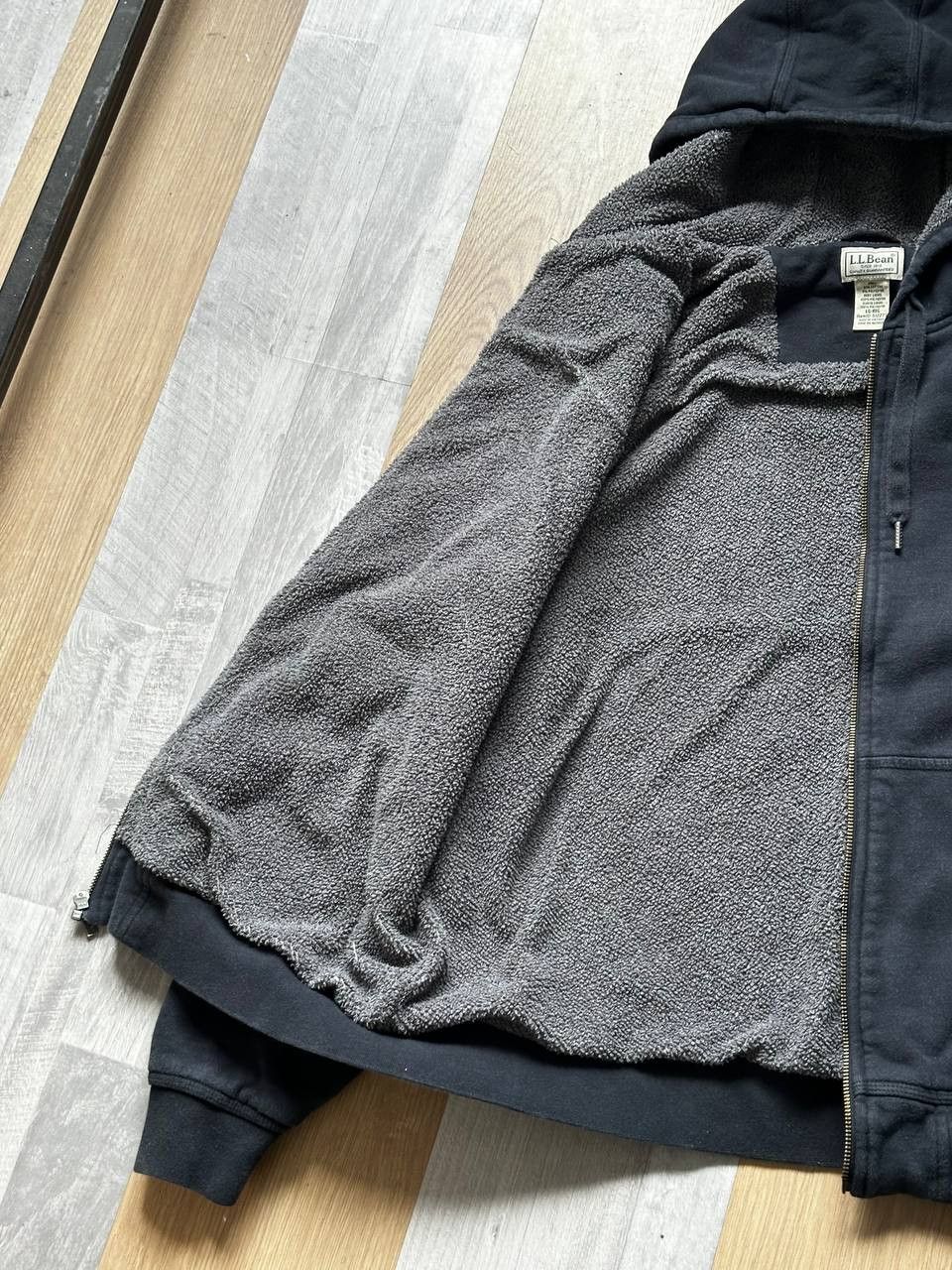 L.L. Bean Vintage L.L. Bean Lined Full Zip Baggy Hoodie Size US L / EU 52-54 / 3 - 8 Thumbnail