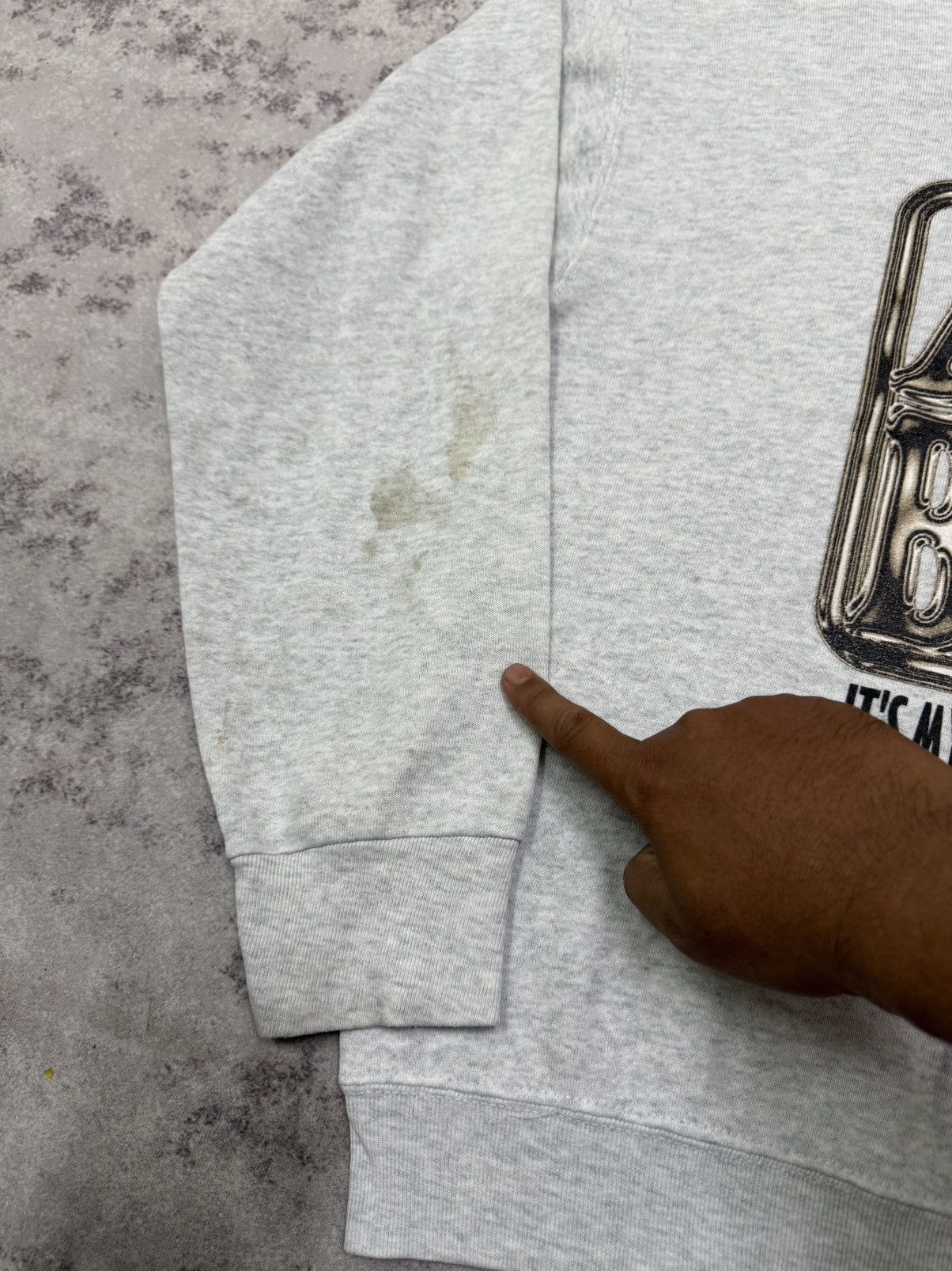 Vintage Vintage 90s Air Born it’s mysterious anticipation Sweatshirt Size US S / EU 44-46 / 1 - 4 Thumbnail