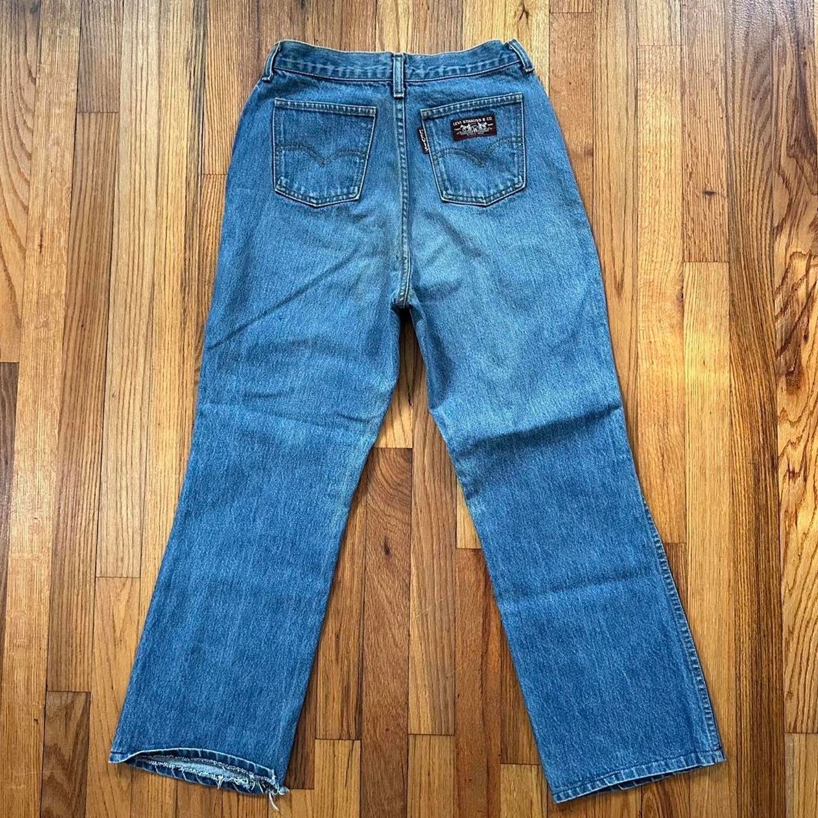 Levi's RARE Vintage Big E Levis Jeans Crazy 60s / 70s size 27" Size 27" / US 4 / IT 40 - 3 Thumbnail