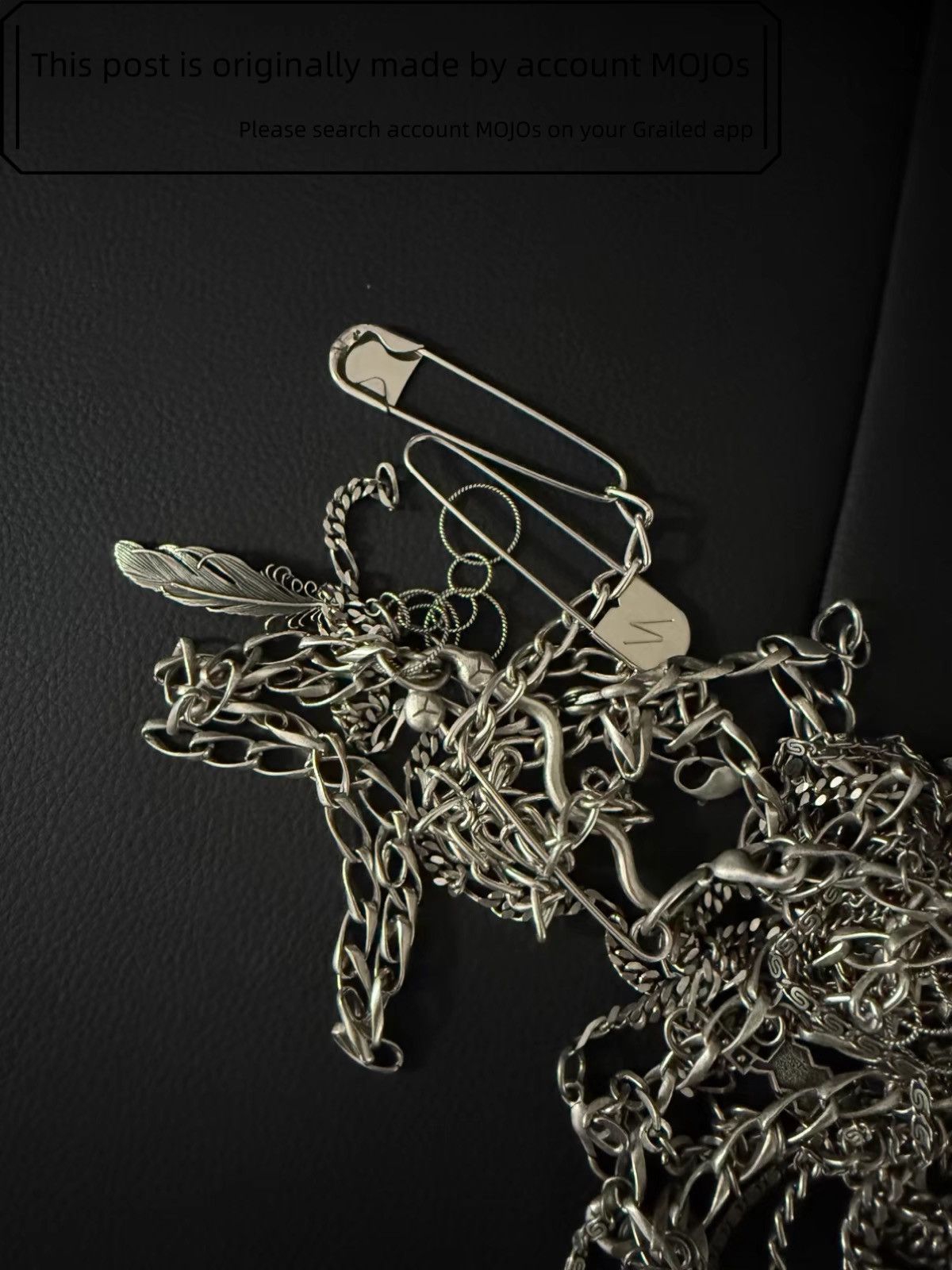 Yohji Yamamoto Yohji Yamamoto 23AW Waist Pocket Chain Silver mojos1940 Size ONE SIZE - 4 Thumbnail
