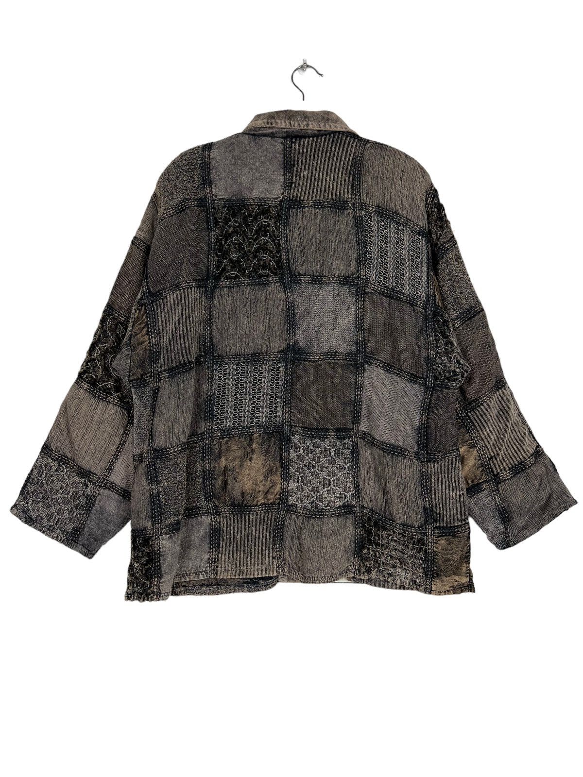 Italia Independent 🔥 RARE VINTAGE SUANA PASITEA PATCHWORK BROKEN JACKET Size US S / EU 44-46 / 1 - 9 Thumbnail