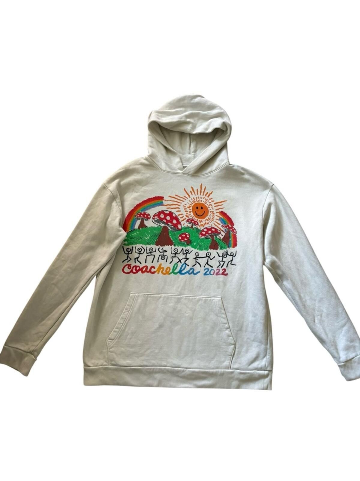 Coachella Skid Row Fashion Week x Coachella 2022 Mushroom Hoodie Size US XXL / EU 58 / 5 - 1 Thumbnail